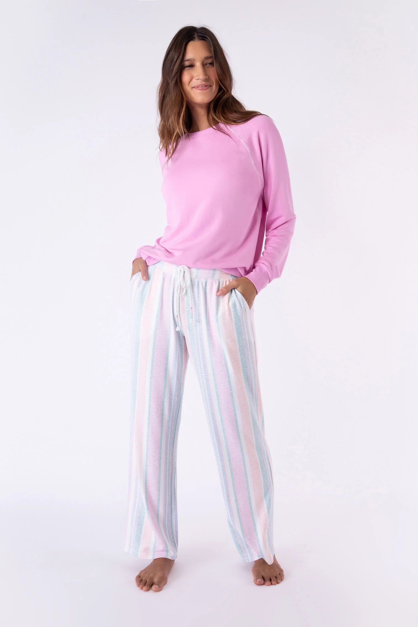 Baja Babe Striped Pants - Image 2