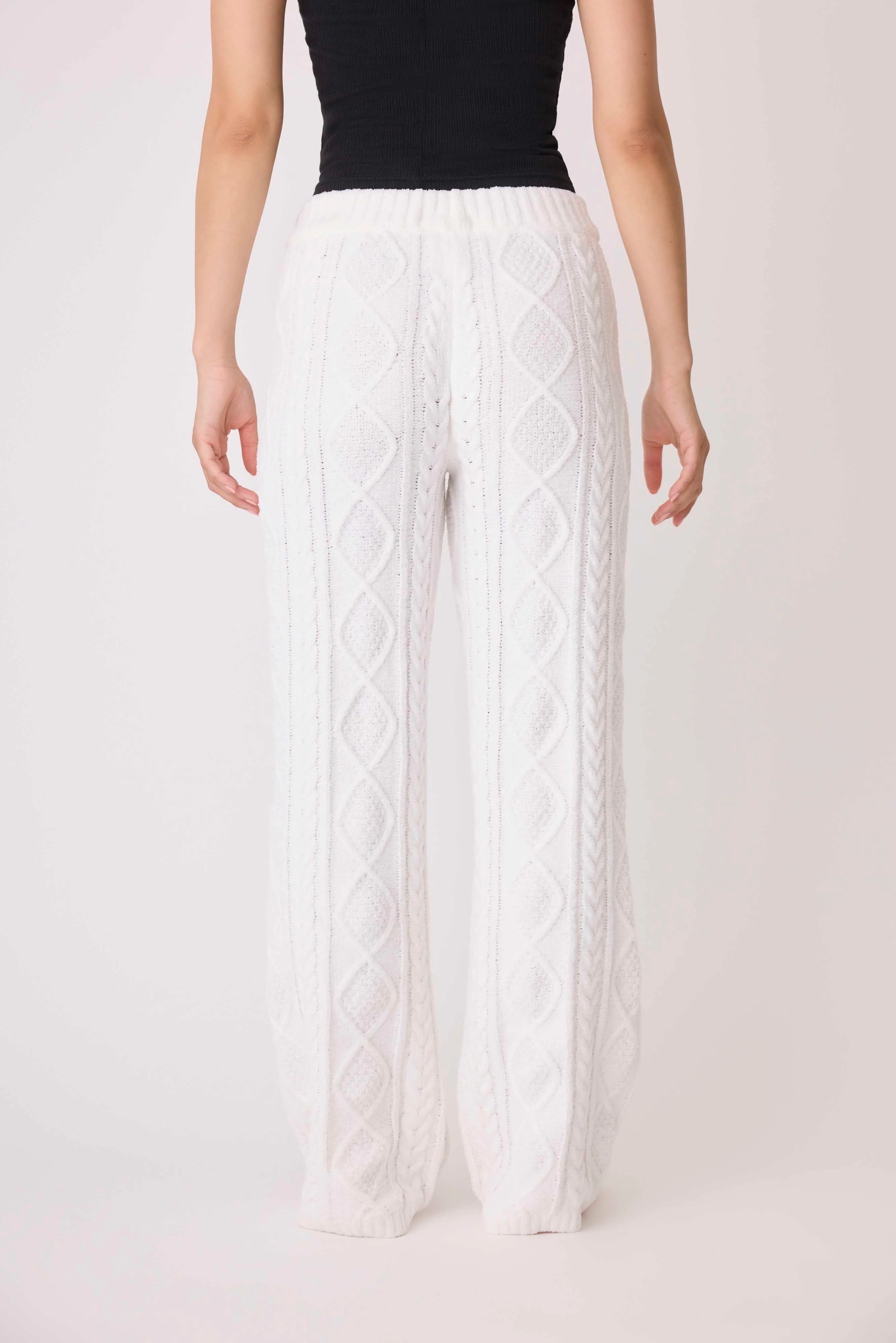 Chenille Cable Knit Lounge Pants - Image 6