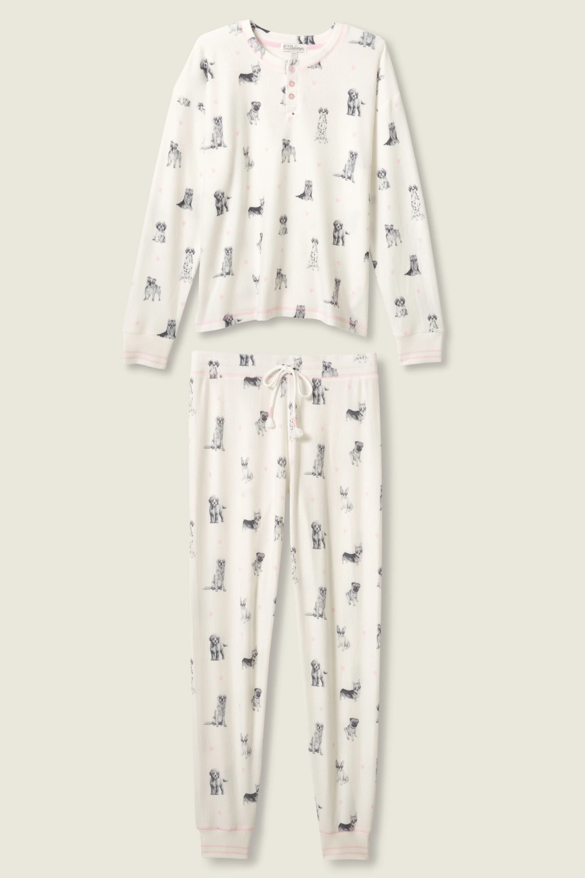 My Dog Is My Valentine Plus Size PJ Set - Image 6
