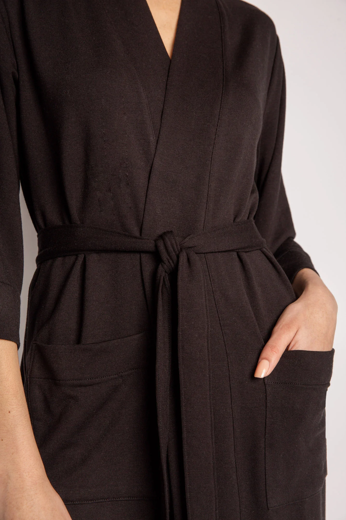 Jammie Essentials Black Robe - Image 3
