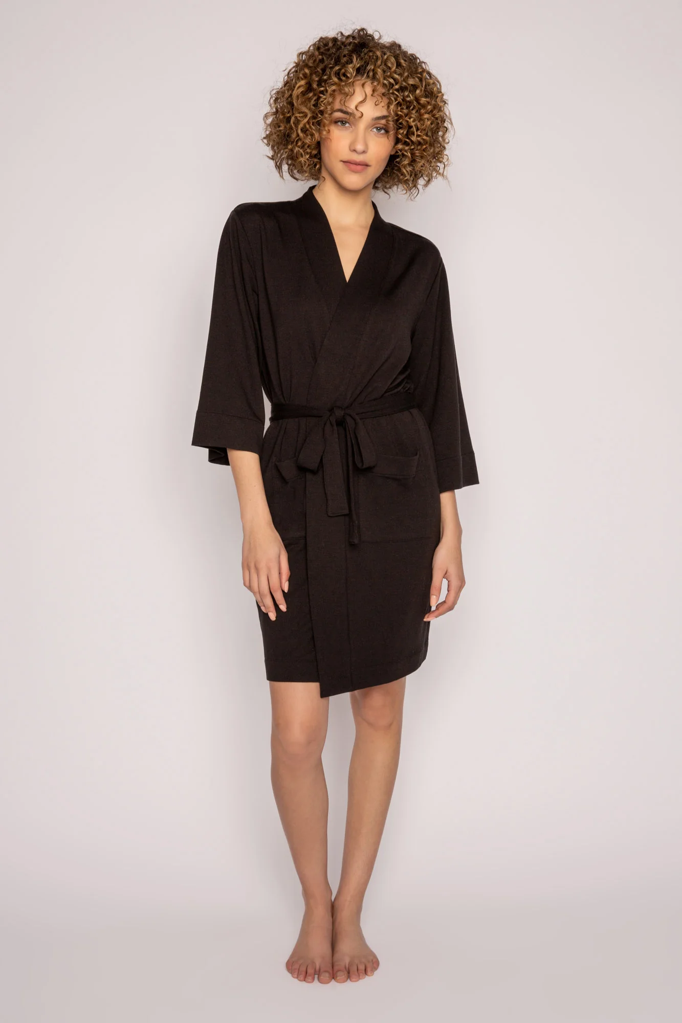 Jammie Essentials Black Robe - Image 4