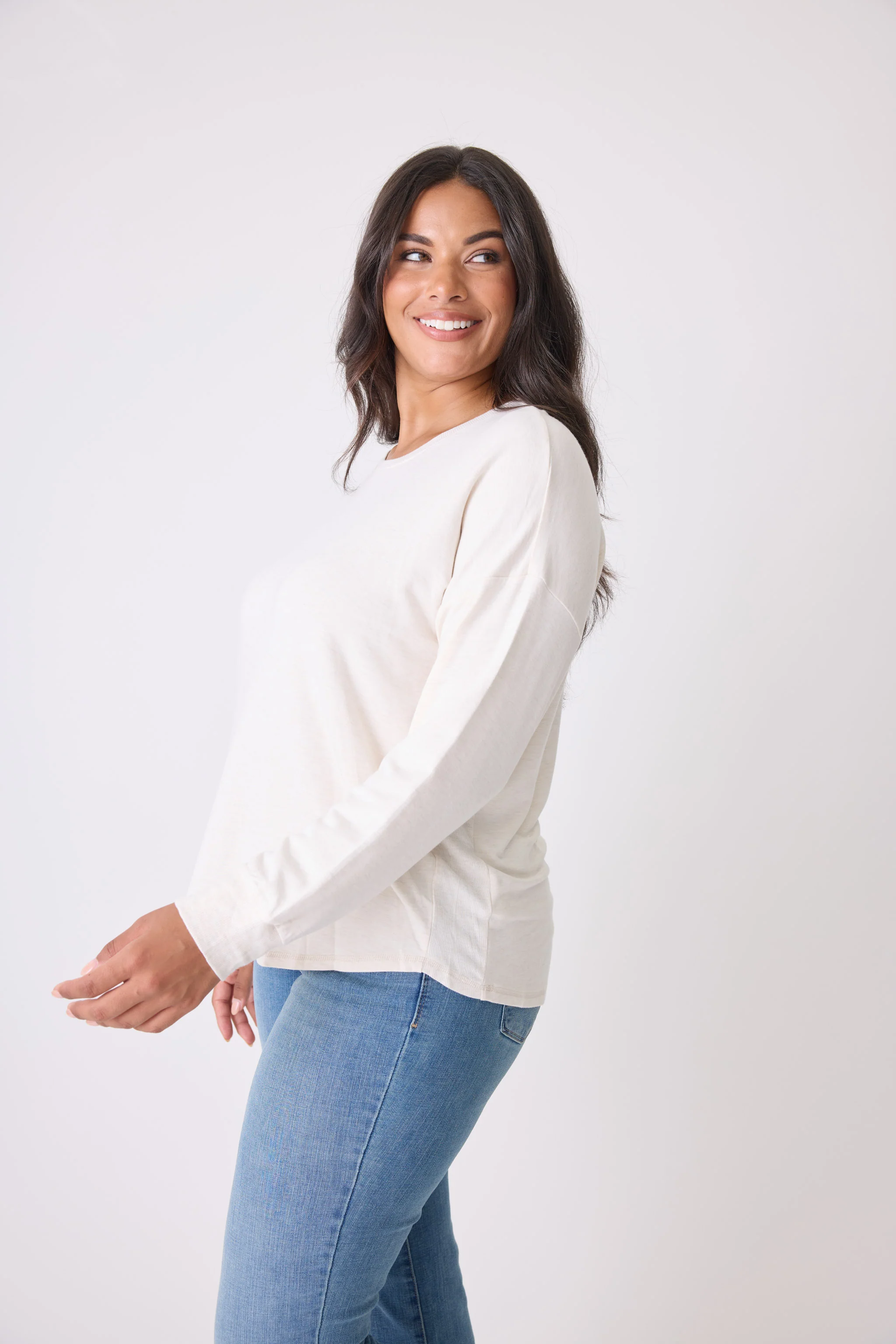 Jammie Essentials Long Sleeve Top - Plus Size - Image 2