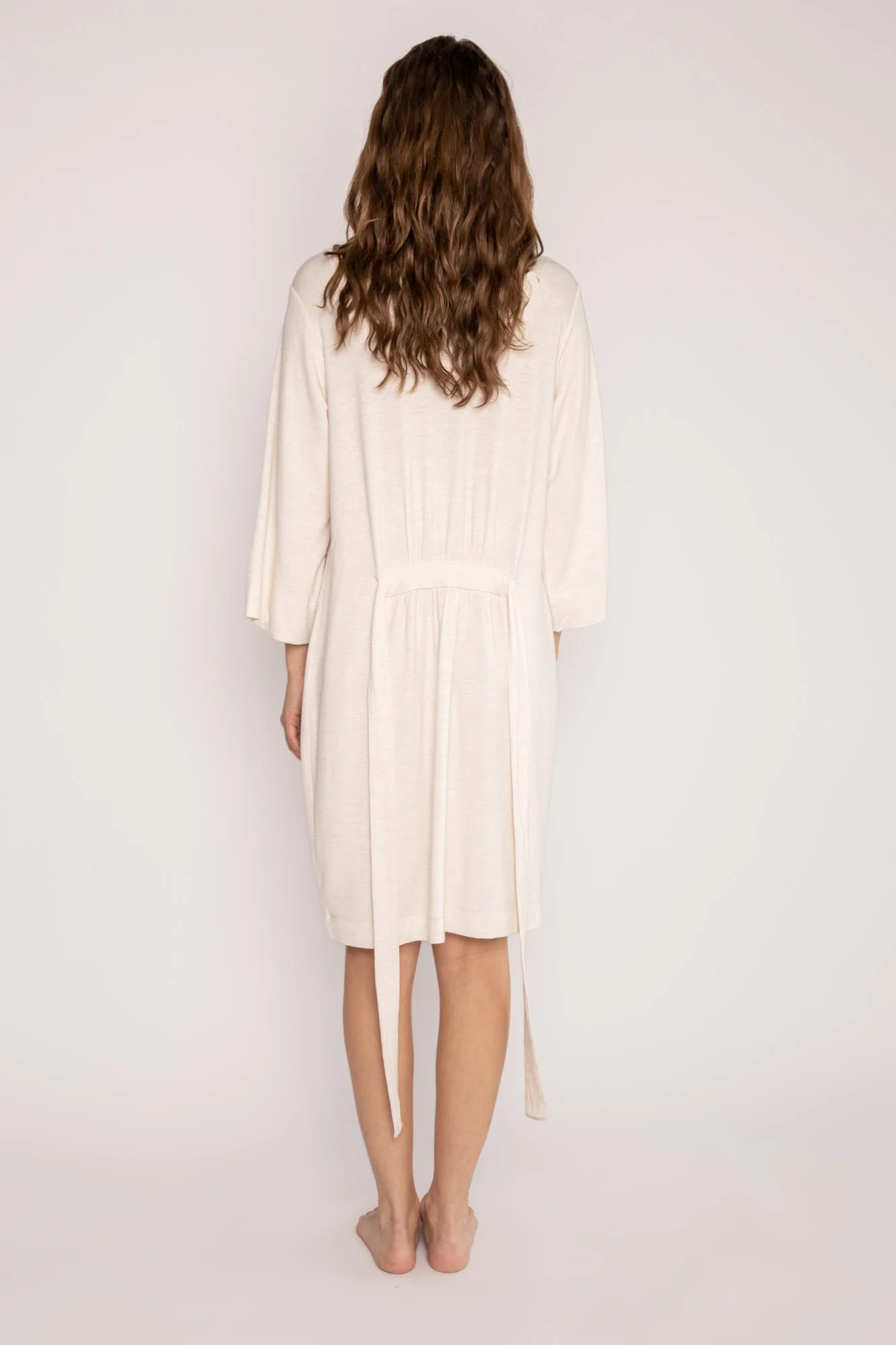 Jammie Essentials Oatmeal Robe - Image 5