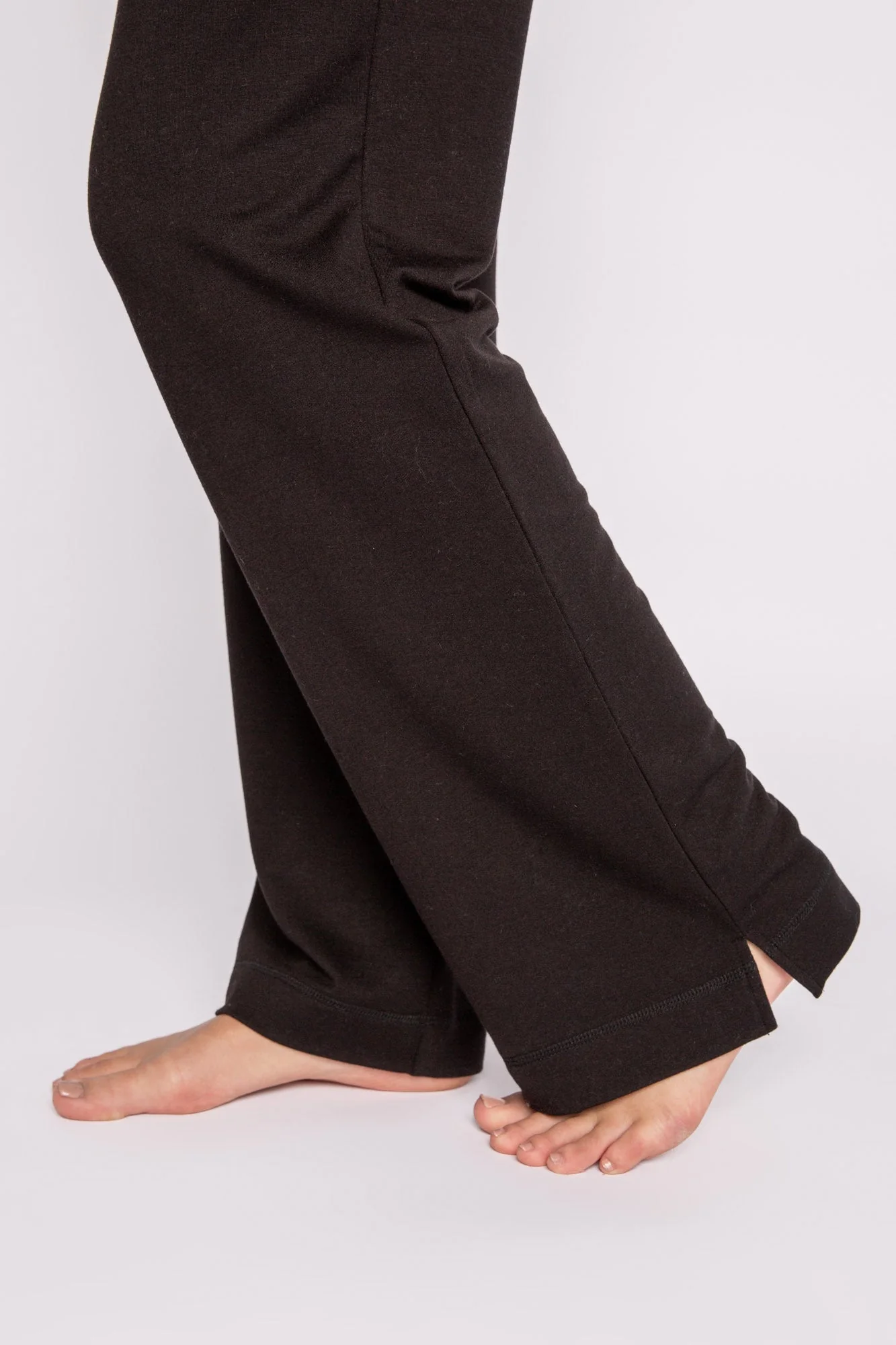 Jammie Essentials Long Black PJ Set - Image 9