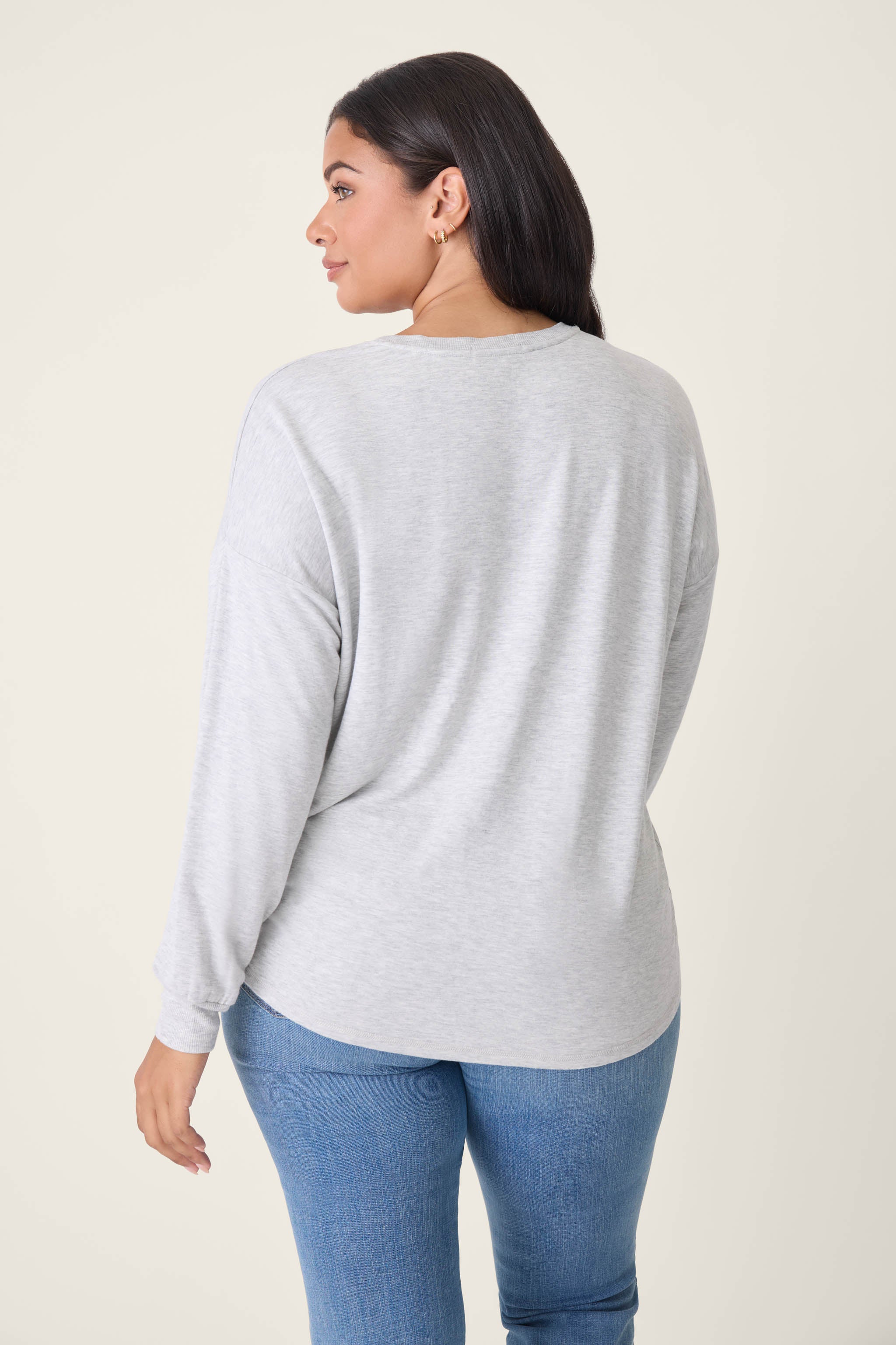 Jammie Essentials Long Sleeve Top - Plus Size - Image 2