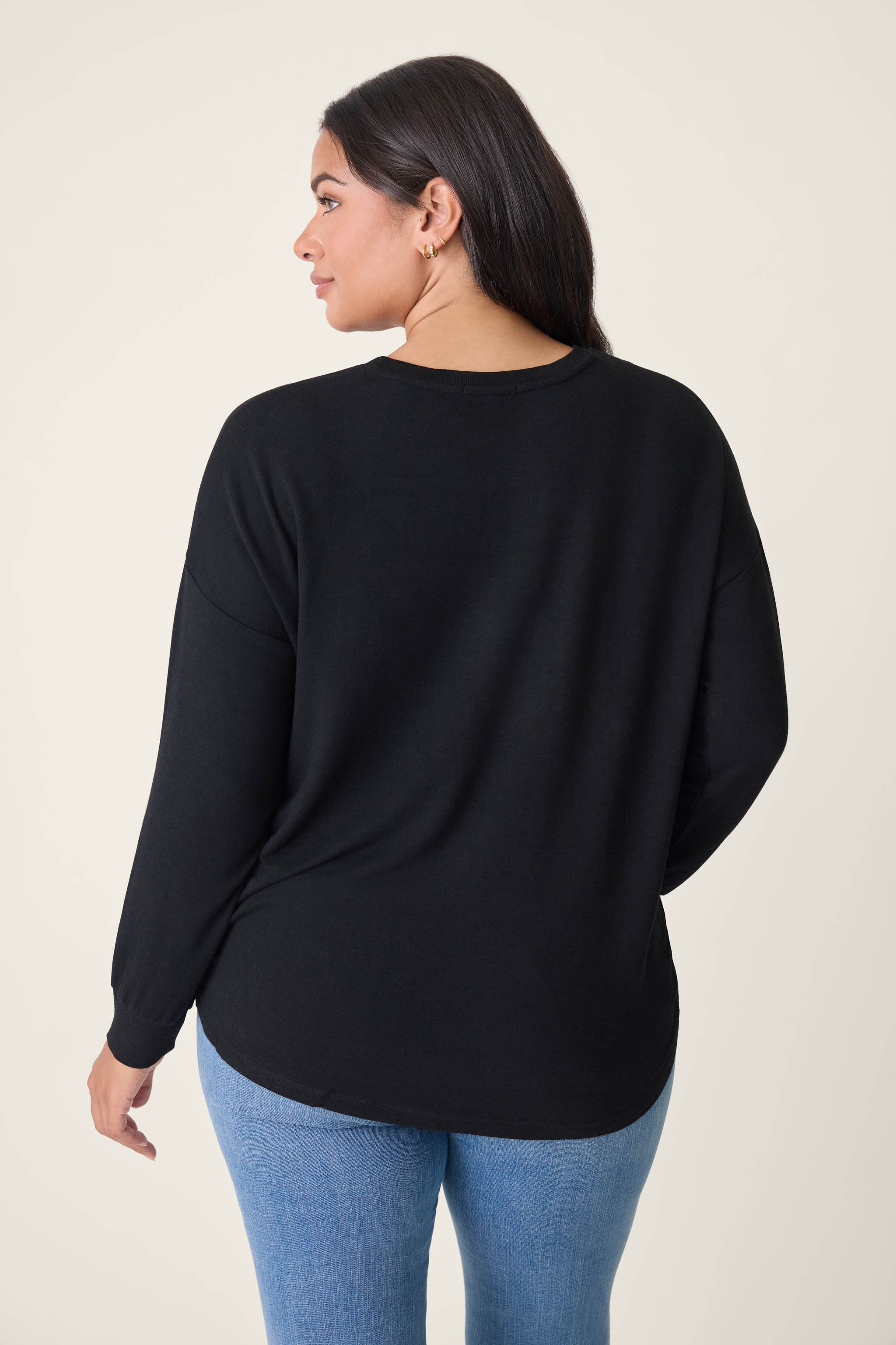 Jammie Essentials Long Sleeve Top - Plus Size - Image 2