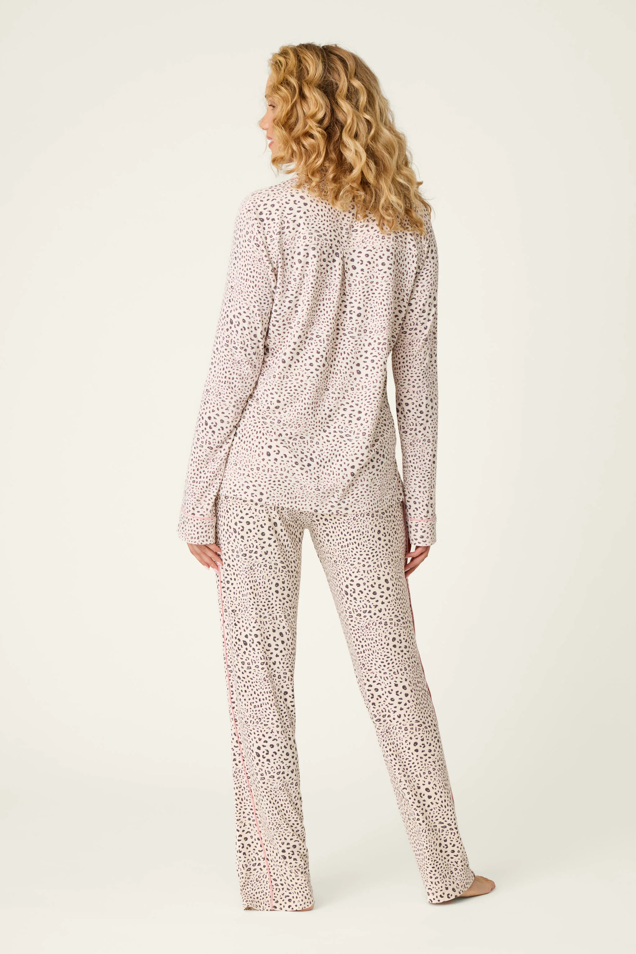 Modal Dreams Leopard Print 3-Piece PJ Set - Image 3