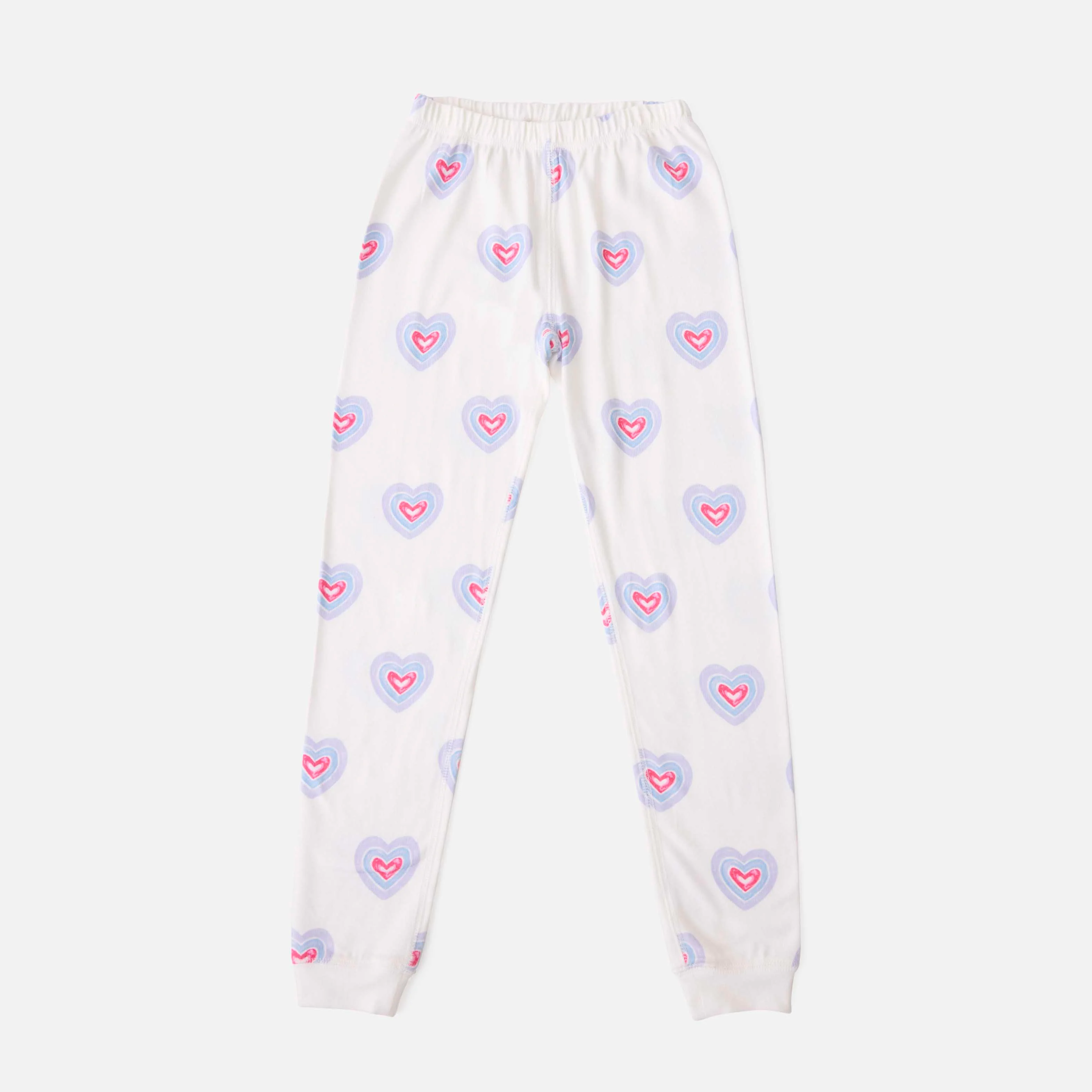 Peace & Love Kids' Hearts PJ Set - Image 3