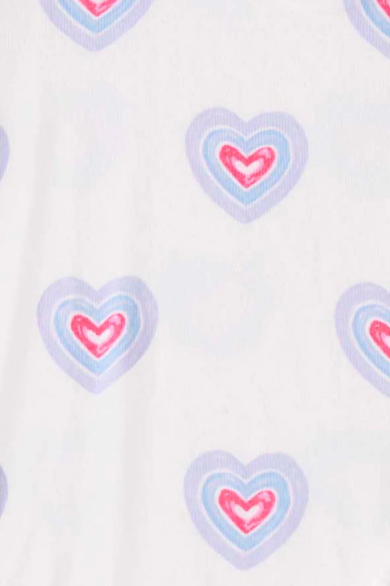 Peace & Love Kids' Hearts PJ Set - Image 4