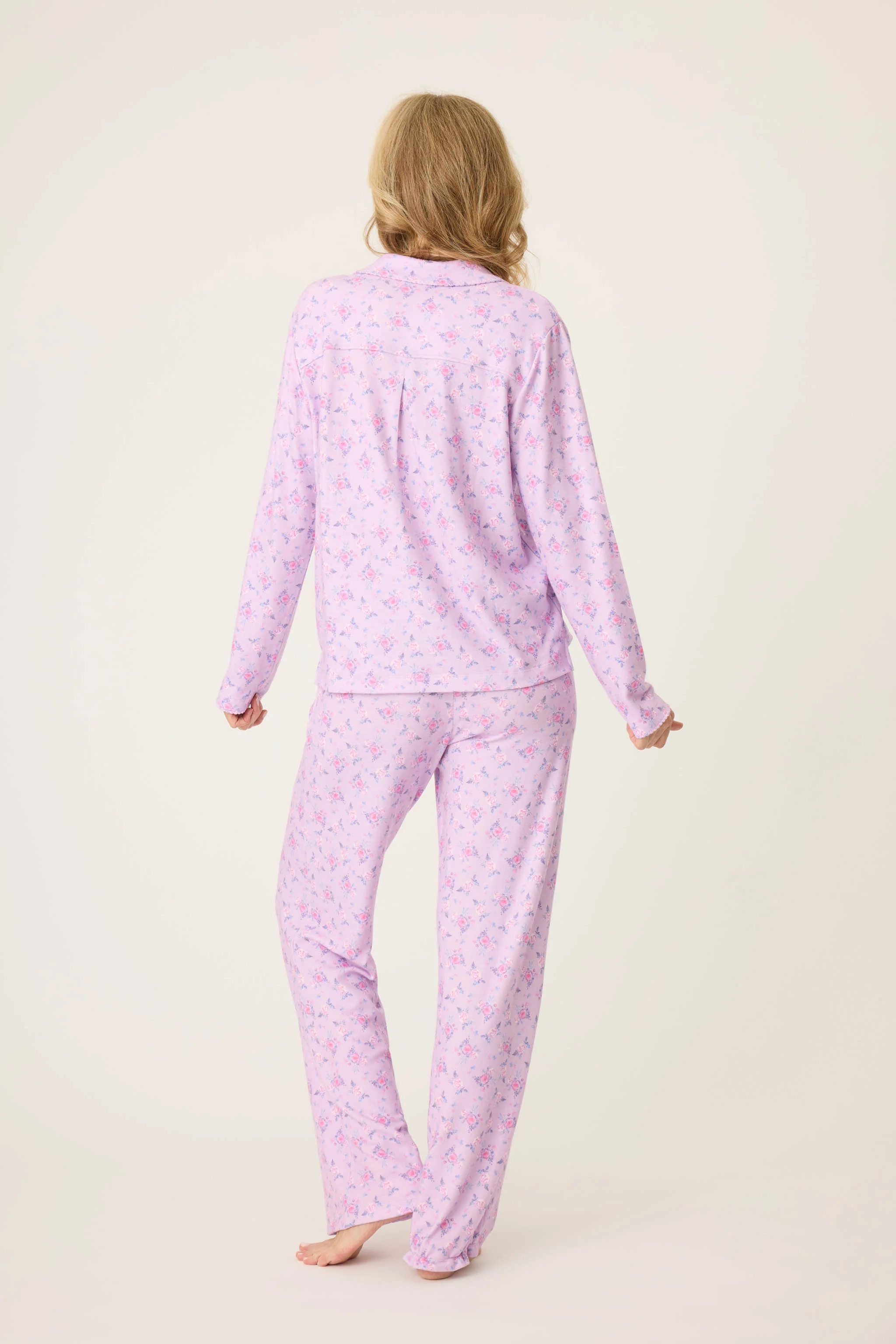 Rose Garden Lilac Floral PJ Set - Image 7