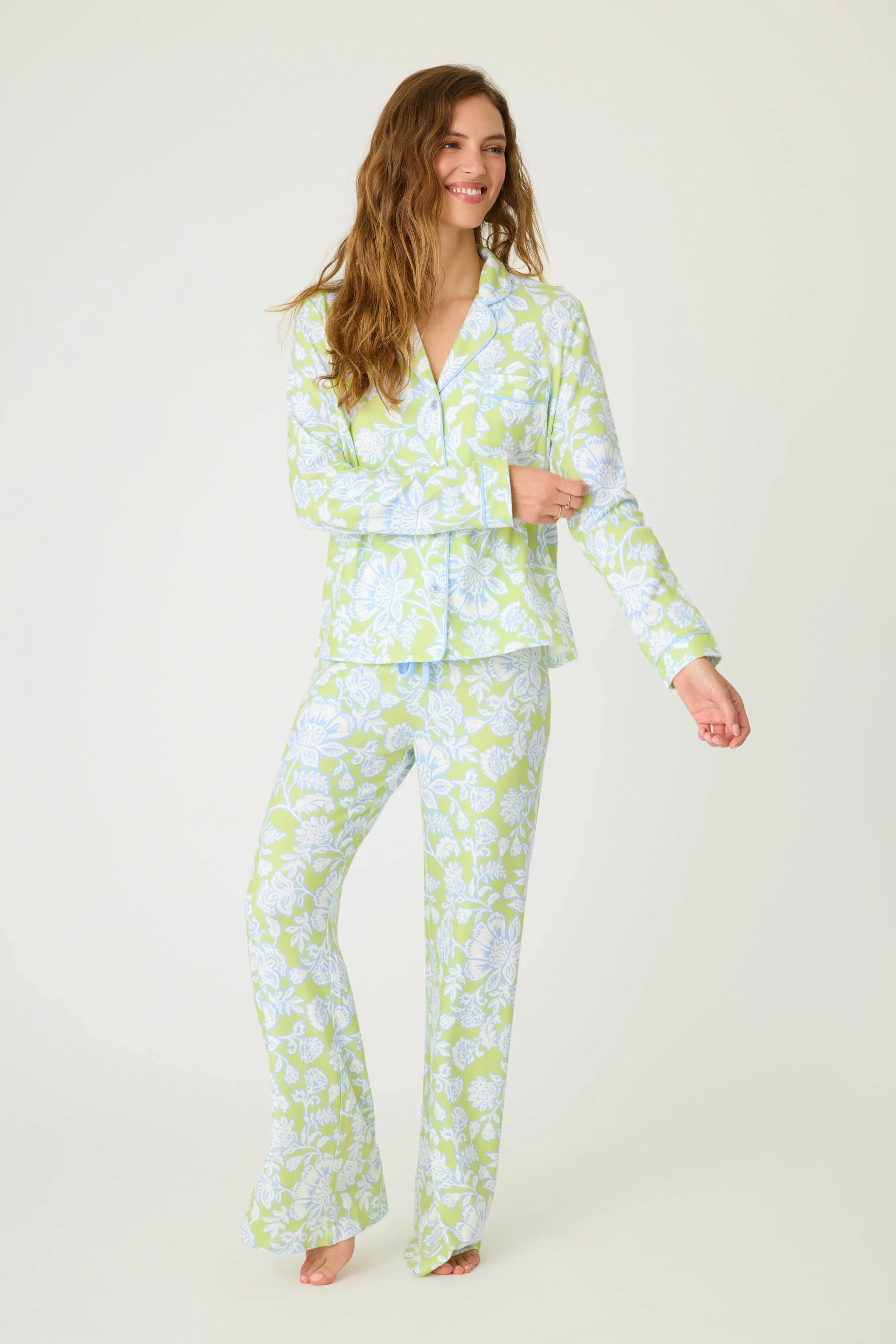 Beautiful Life Floral Print Notch Collar Top - Image 4