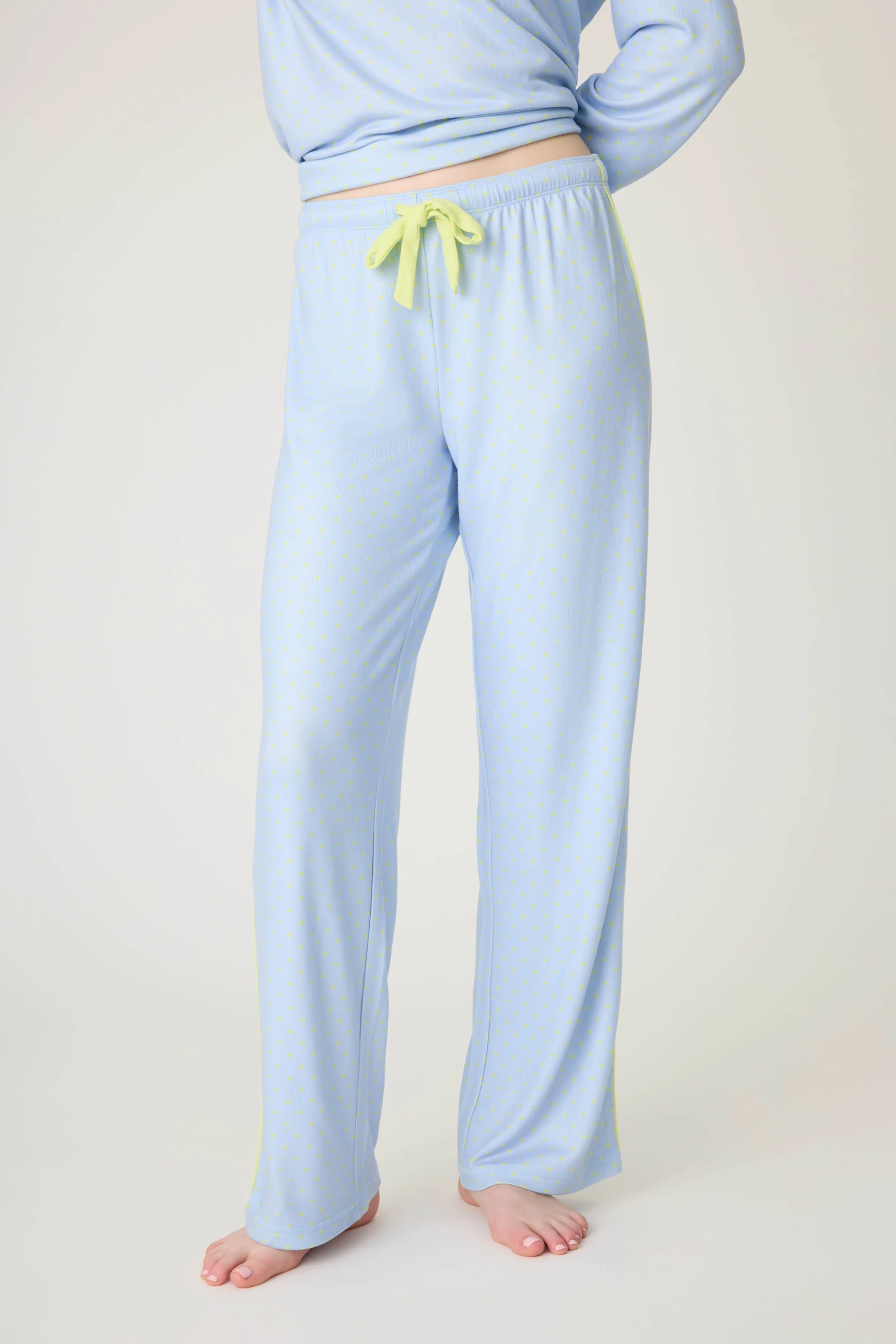 Beautiful Life Polka Dot Open Leg Pant