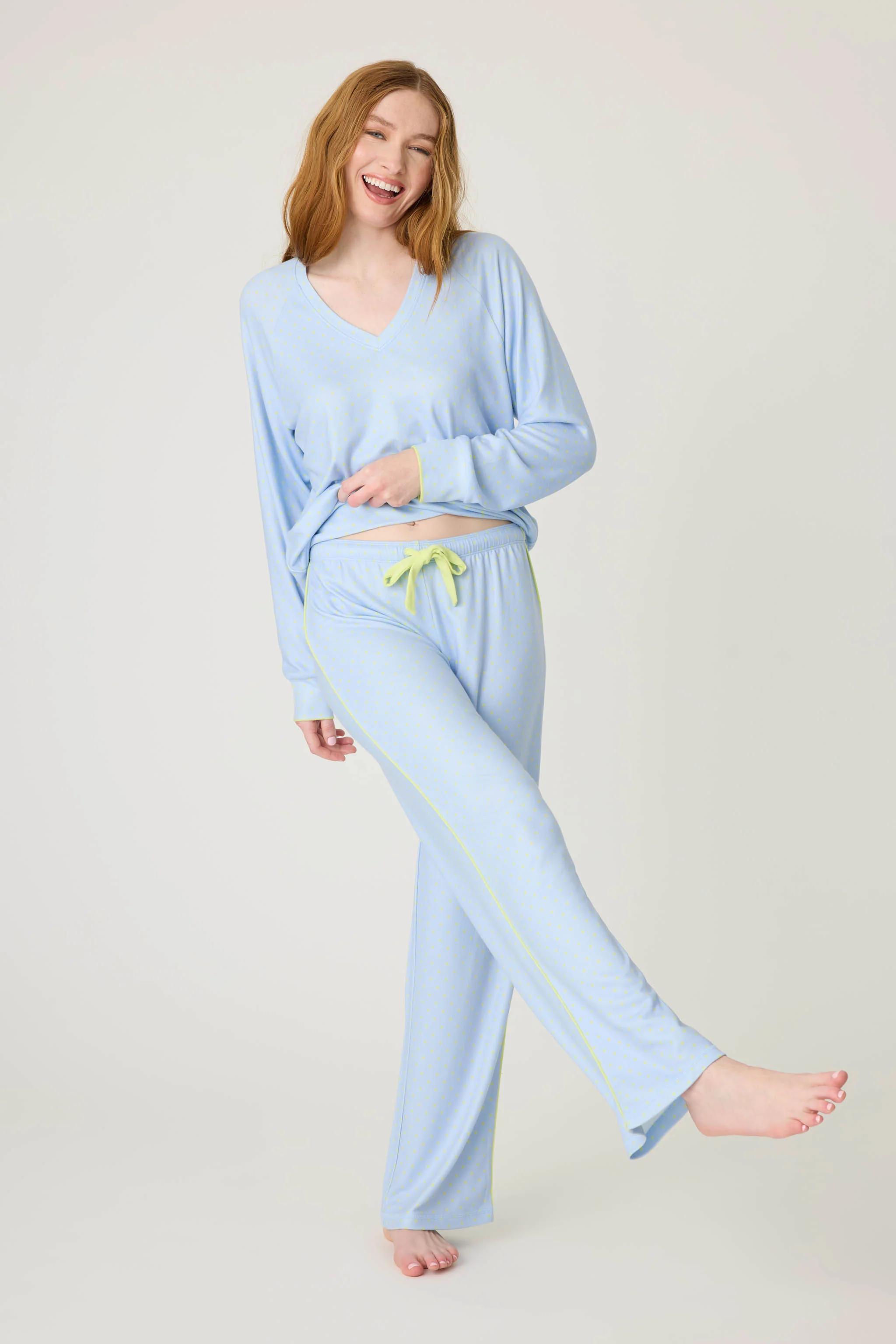 Beautiful Life Polka Dot Open Leg Pant - Image 2