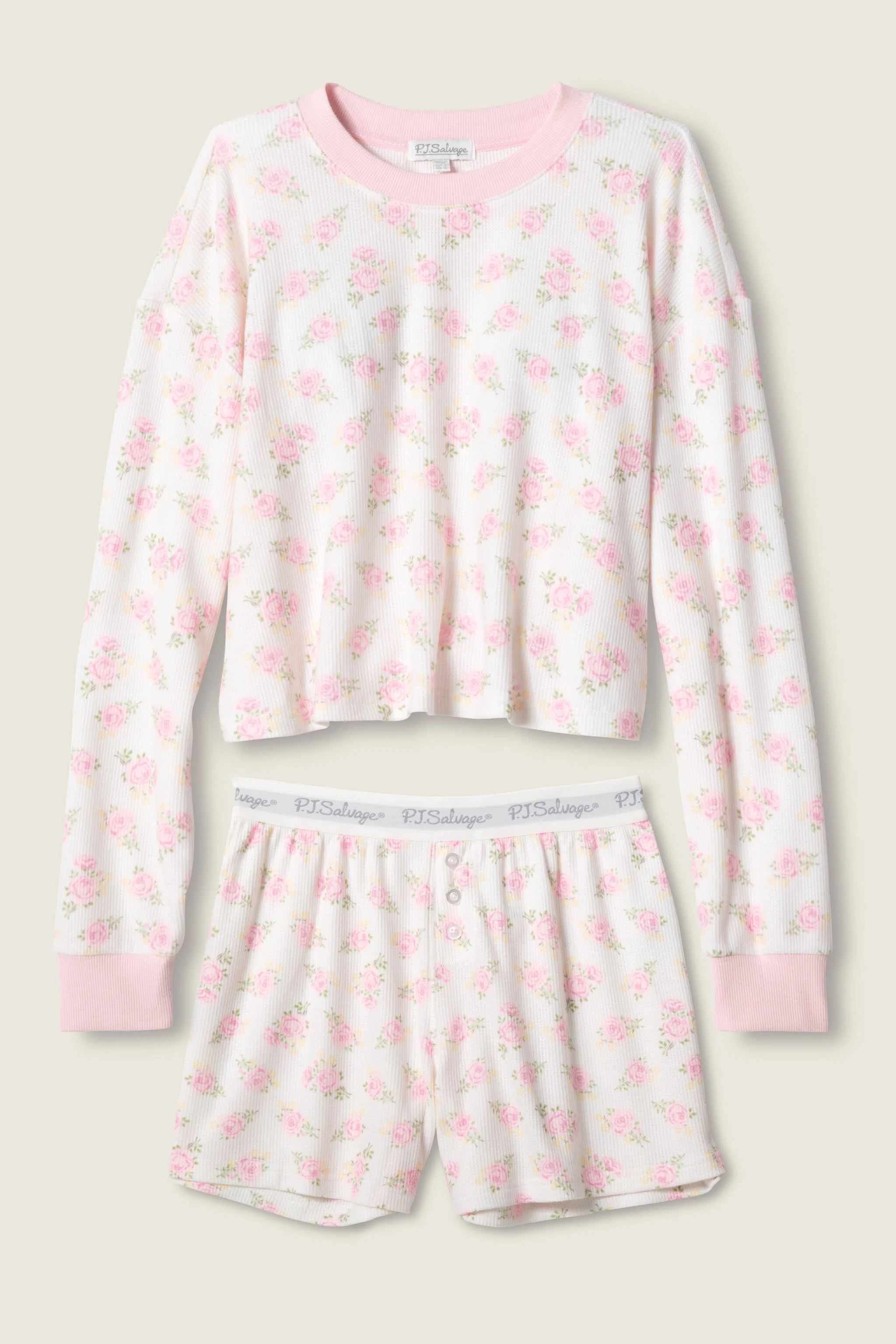 Boyfriend Boxer Ditsy Floral Shorts Set - Image 7