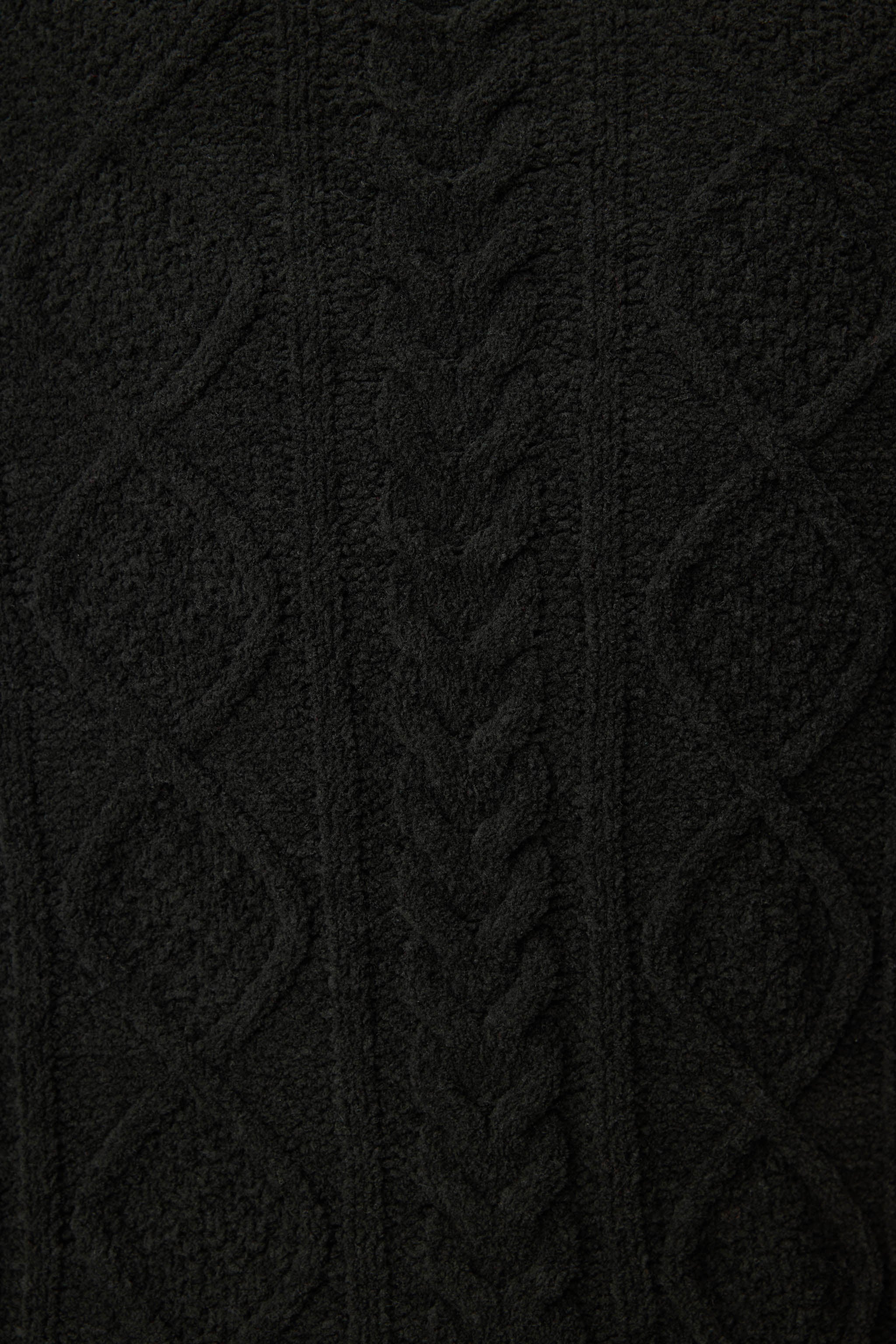Chenille Cable Knit Open Leg Pants - Image 6