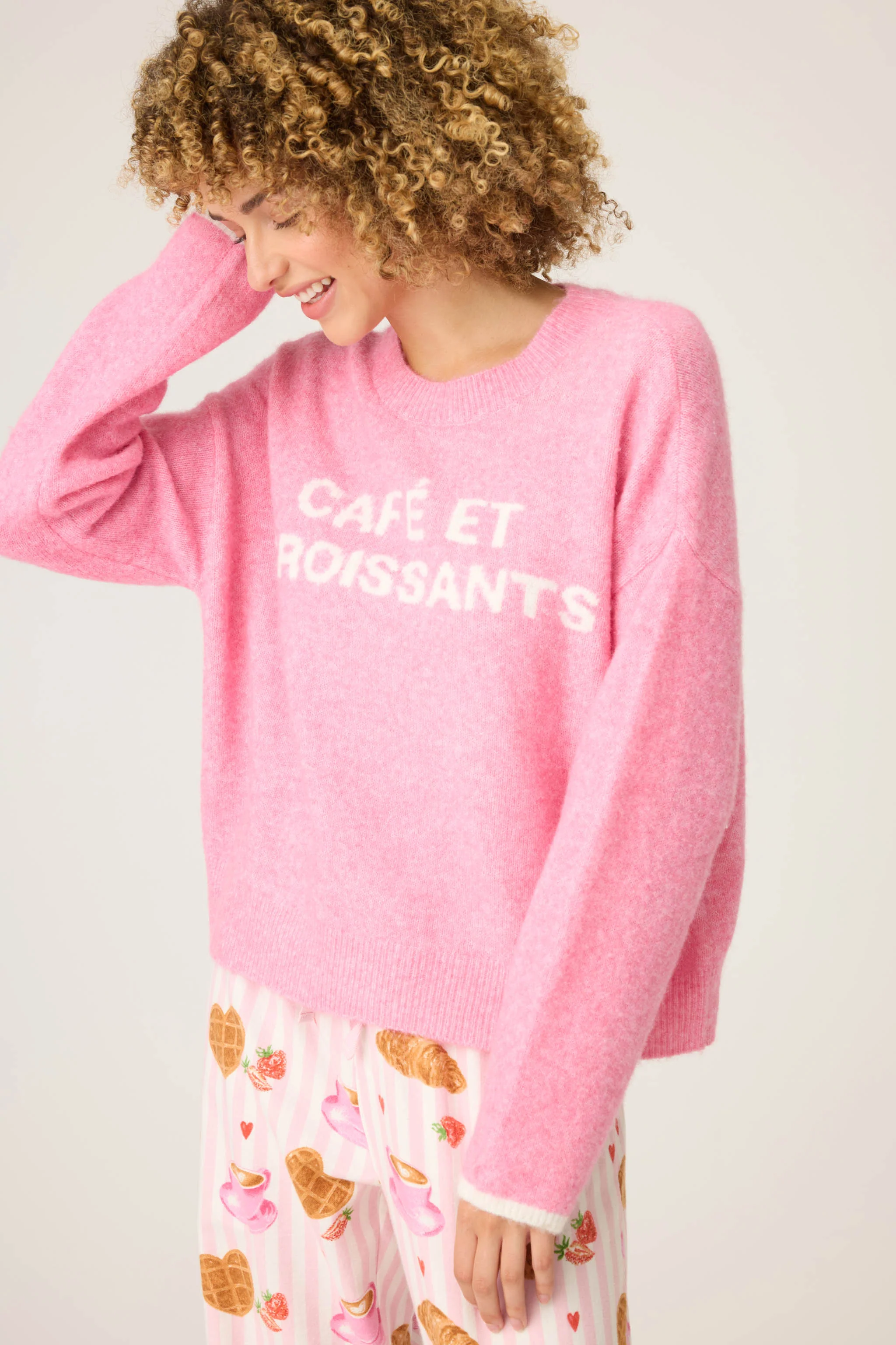 Cafe Et Croissants Snuggle Sweater - Image 5