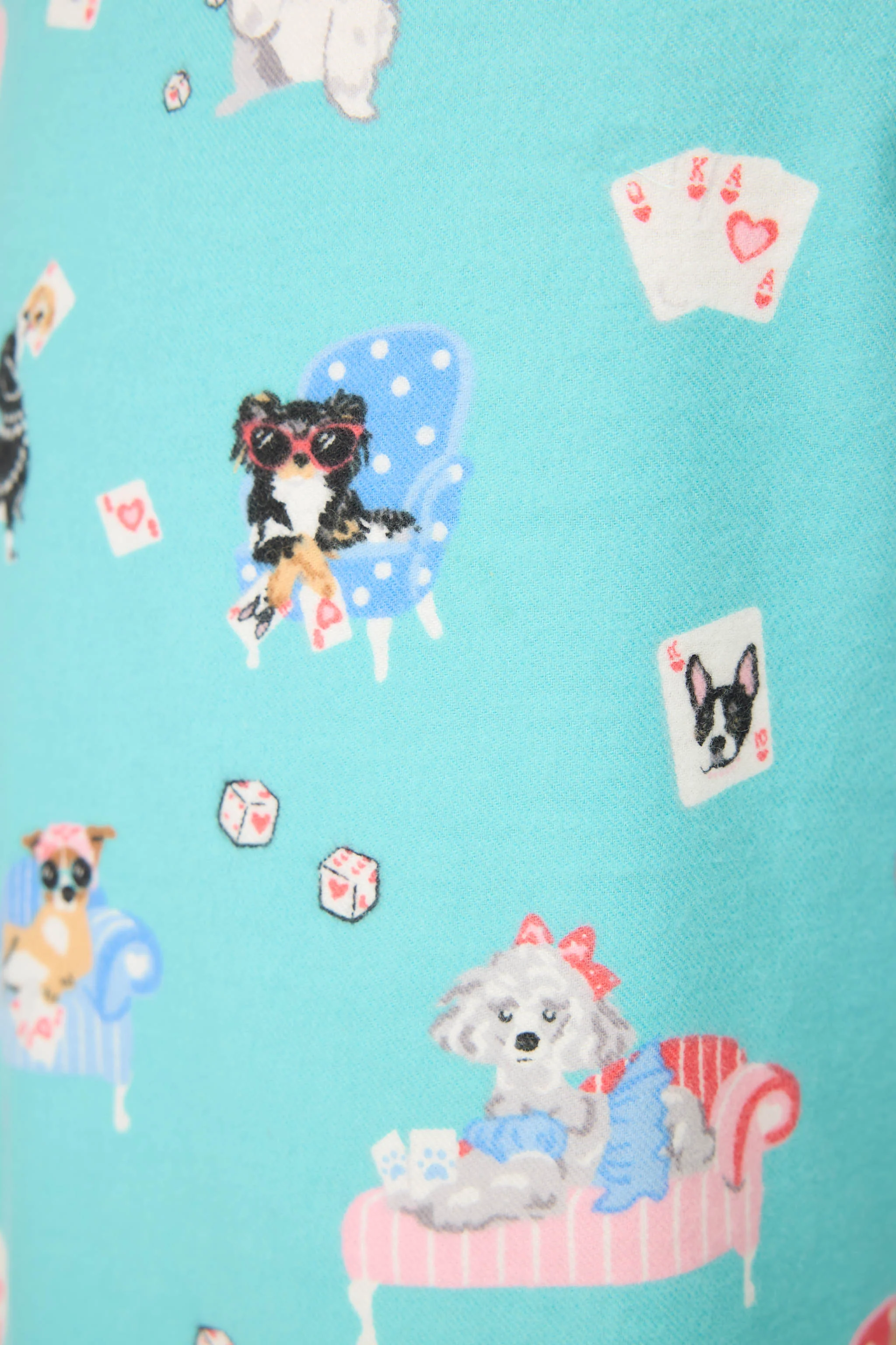 This Is How I Roll Dog Print Flannel Pants - Image 7