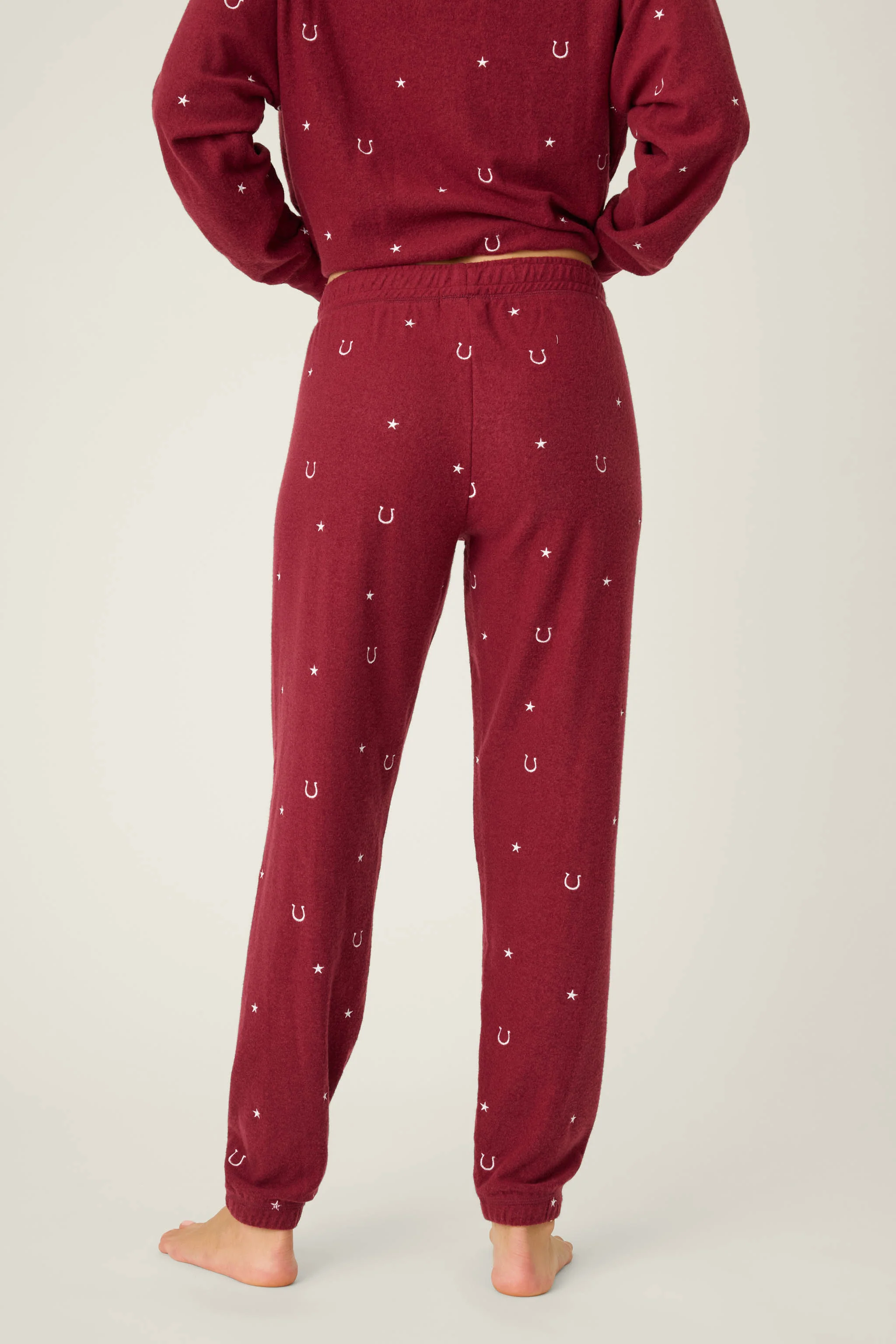 Hold Your Horses Horseshoe Embroidered Sweatpants - Image 6