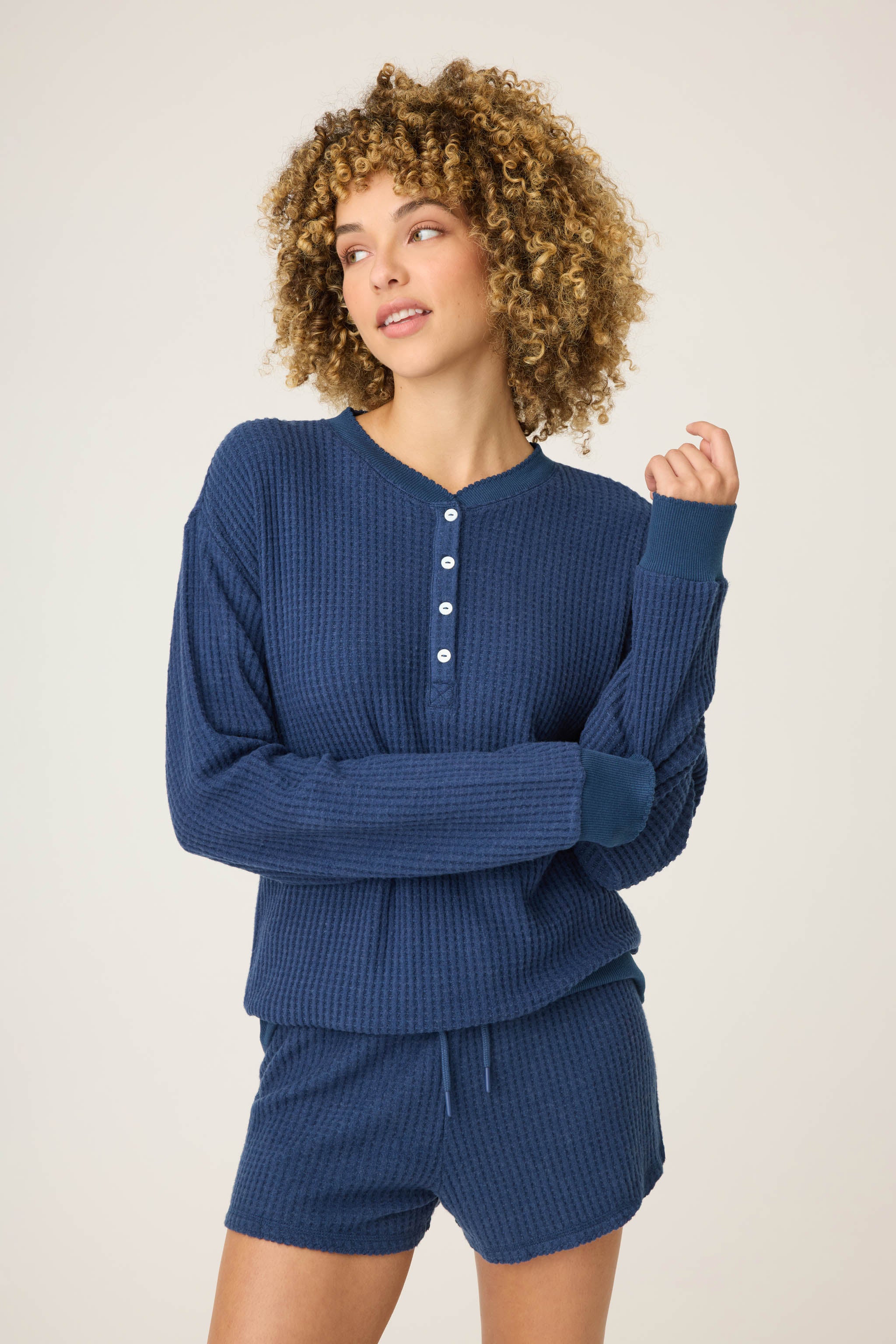 Morning Waffles Harbor Long Sleeve Top - Image 2