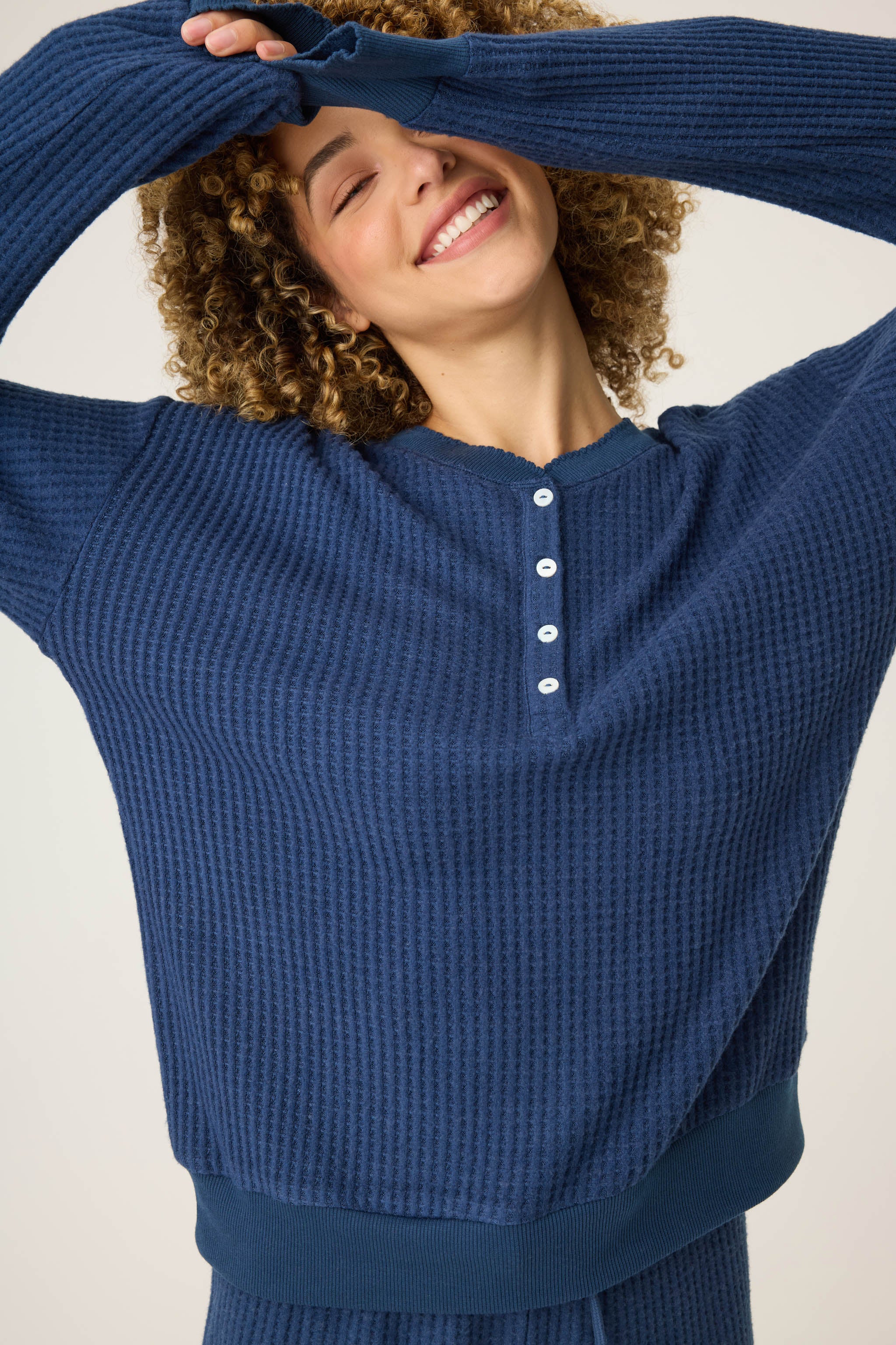 Morning Waffles Harbor Long Sleeve Top - Image 3