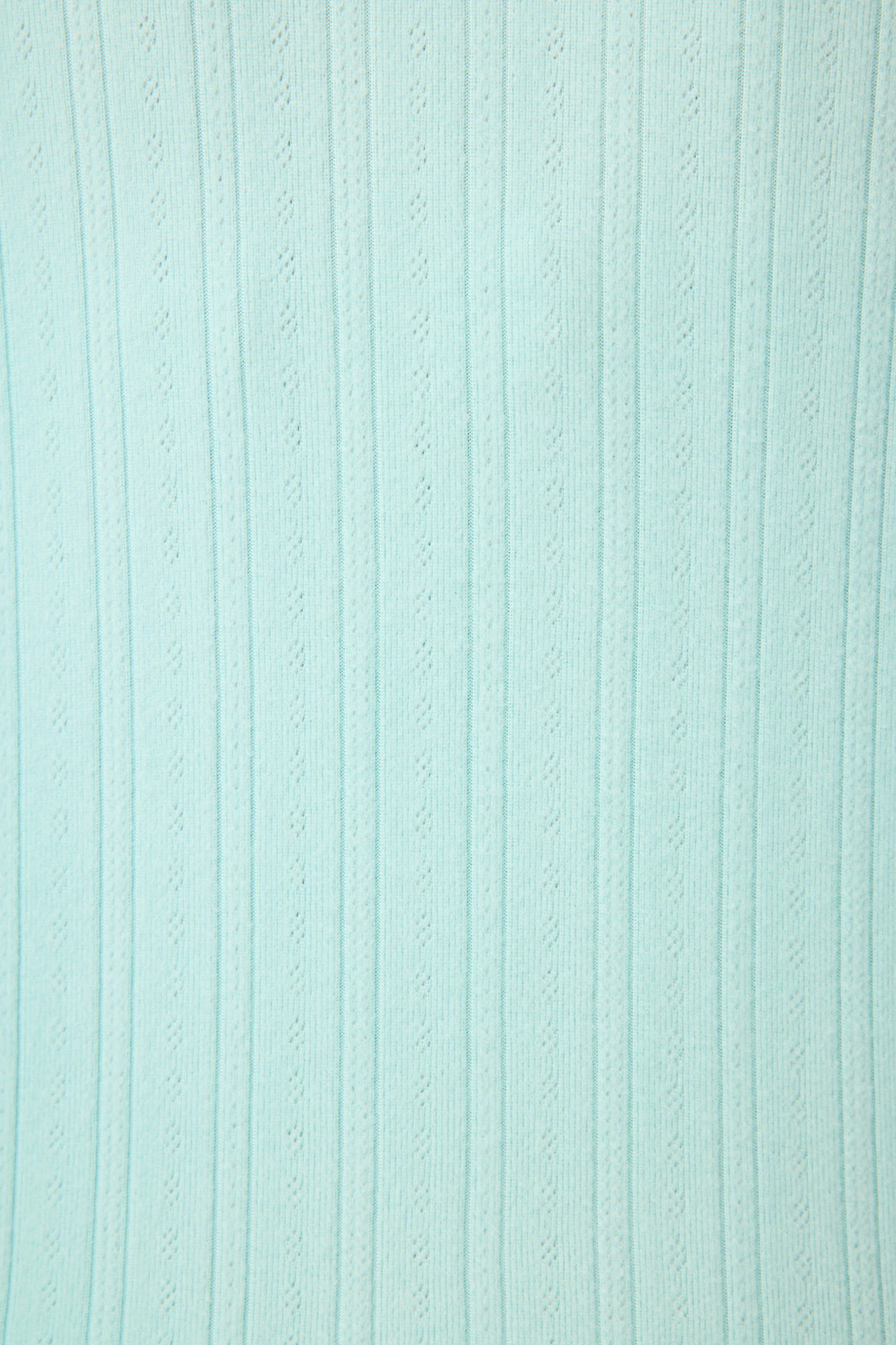 Pointelle Essentials Solid Mint Shorts - Image 7