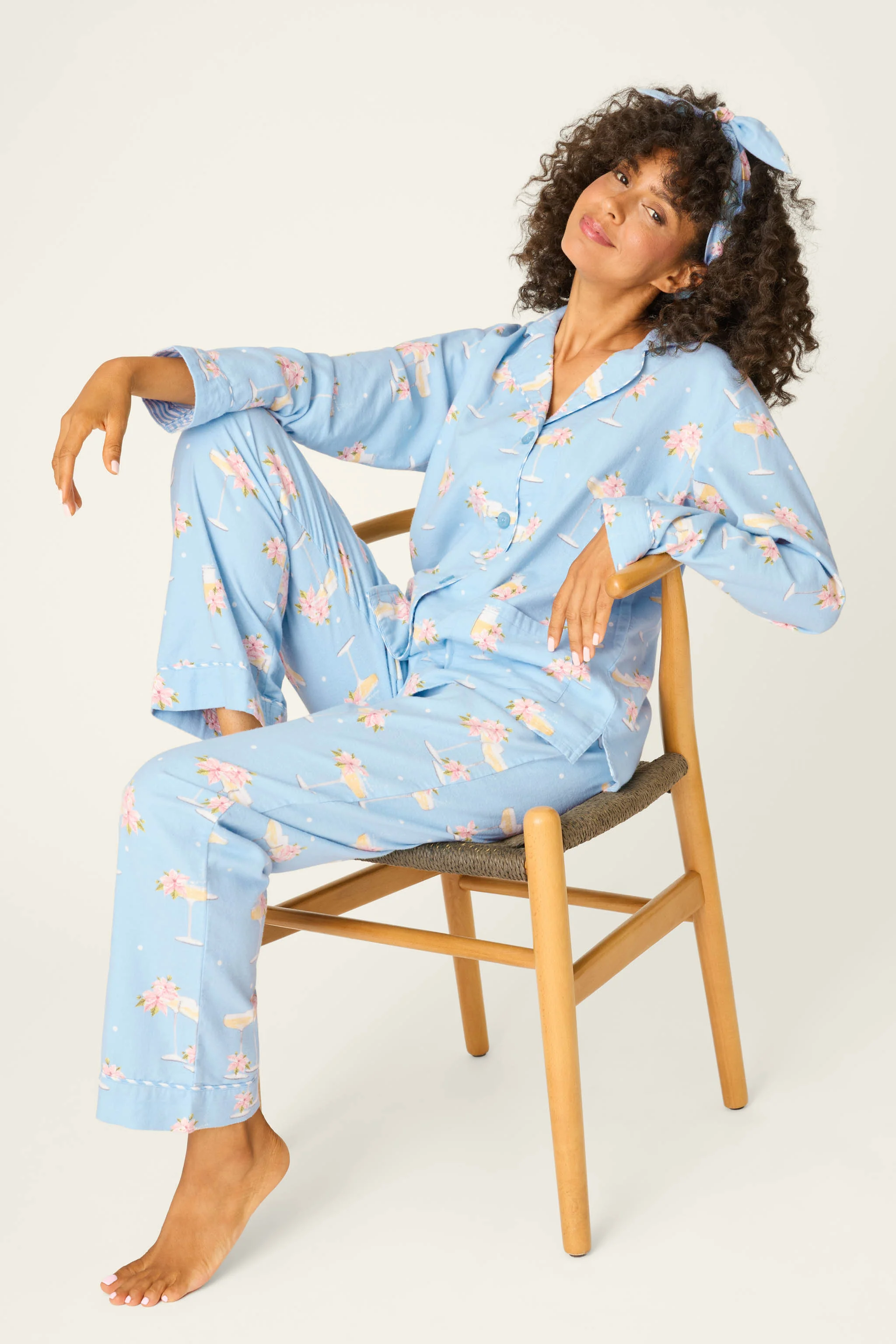 Fizz The Season 3-Piece Flannel PJ Set - Image 5