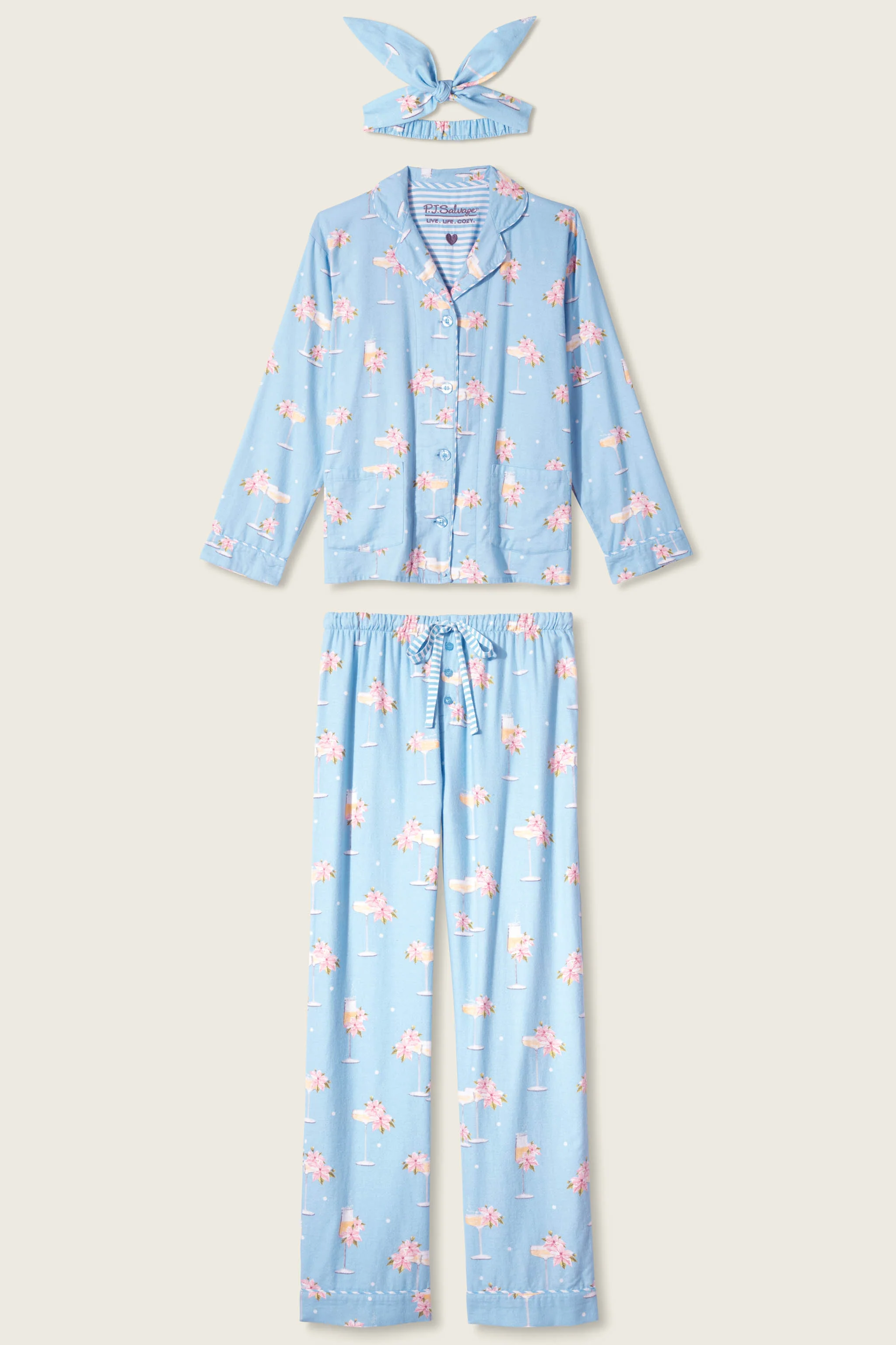 Fizz The Season 3-Piece Flannel PJ Set - Image 7