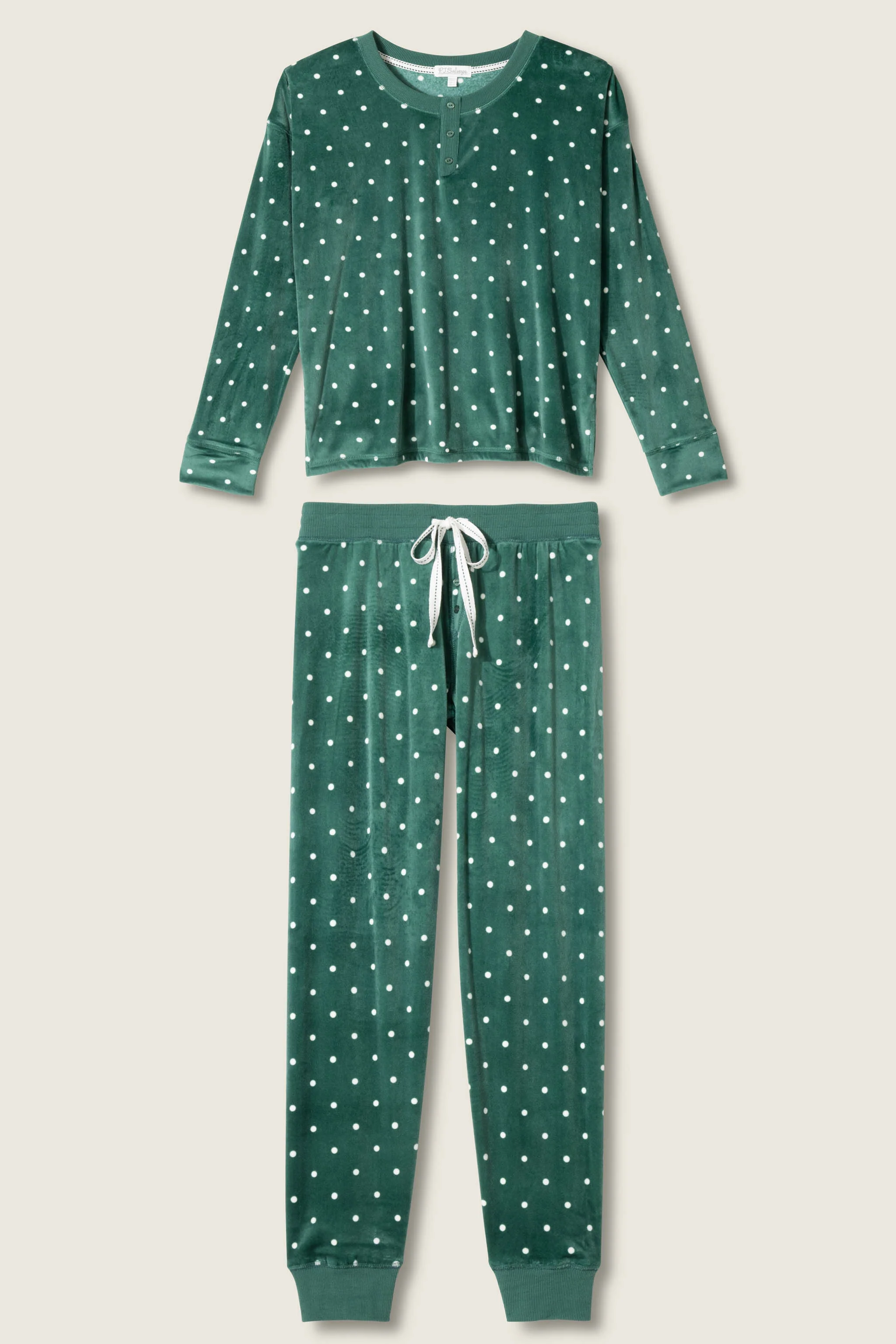 Let's Get Toasty Dot Print Pants Set - Image 6
