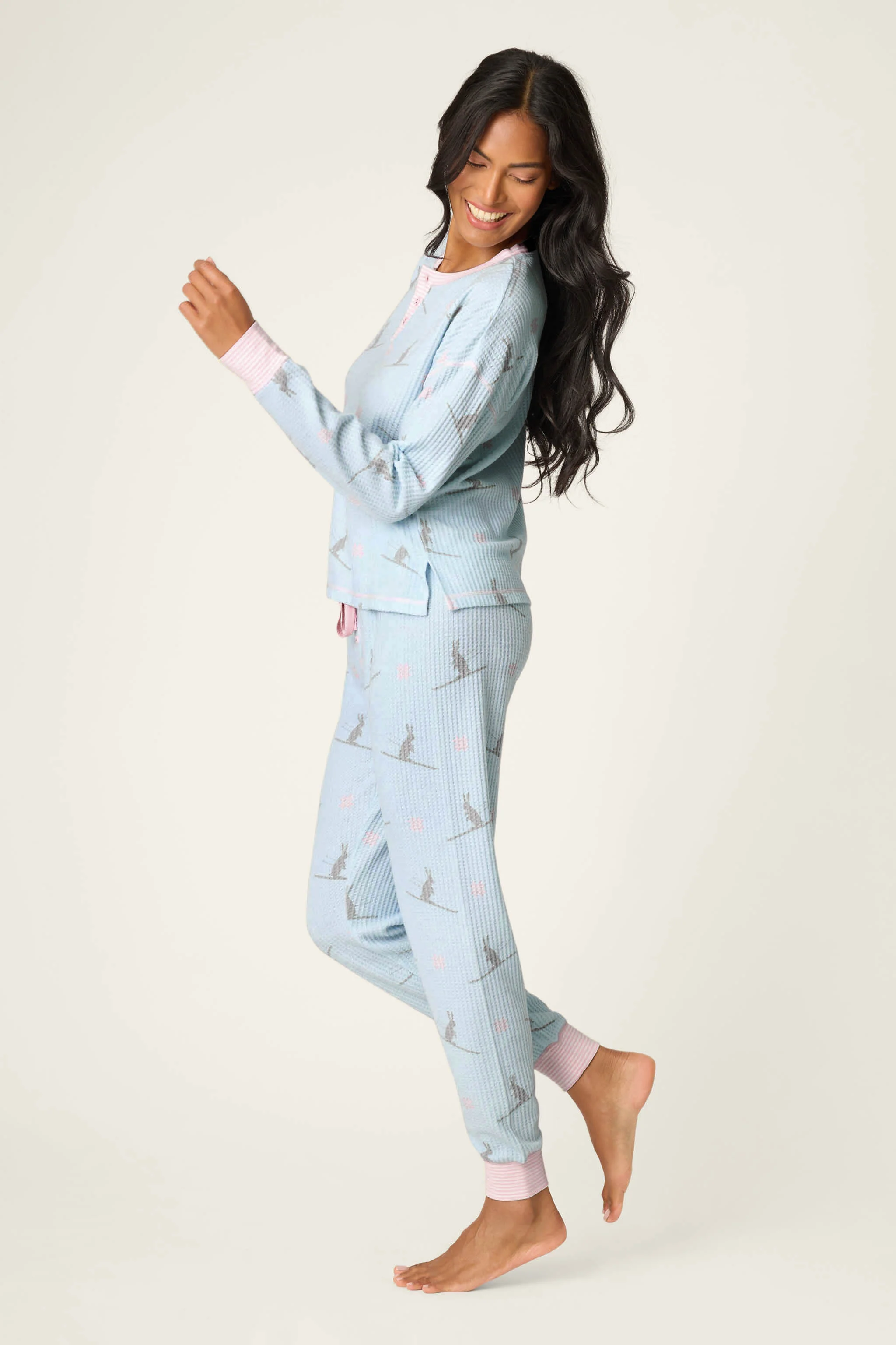 Ski Jammie Classics Ski Bunny PJ Set - Image 4