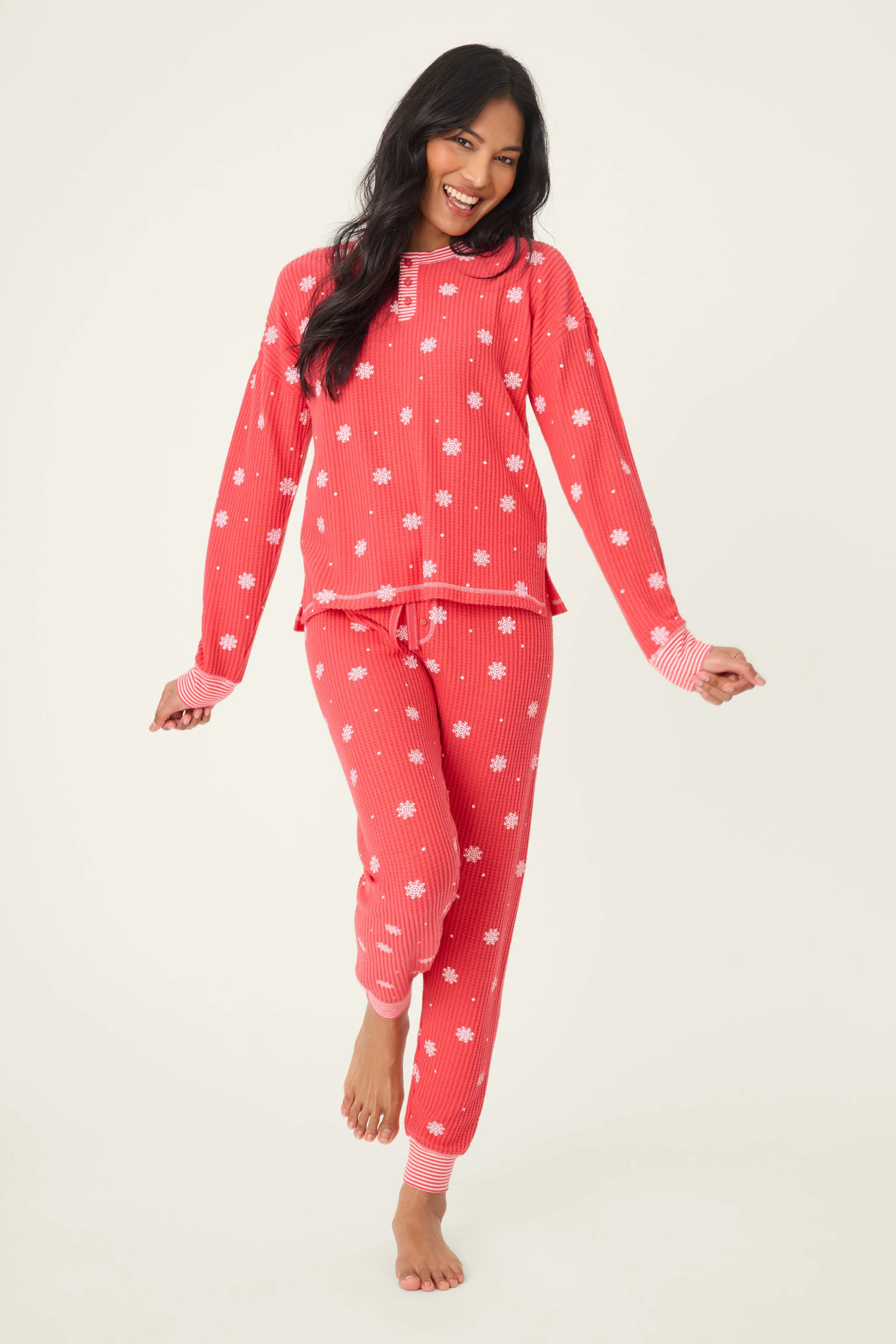 Ski Jammie Classics Snowflake Wishes PJ Set