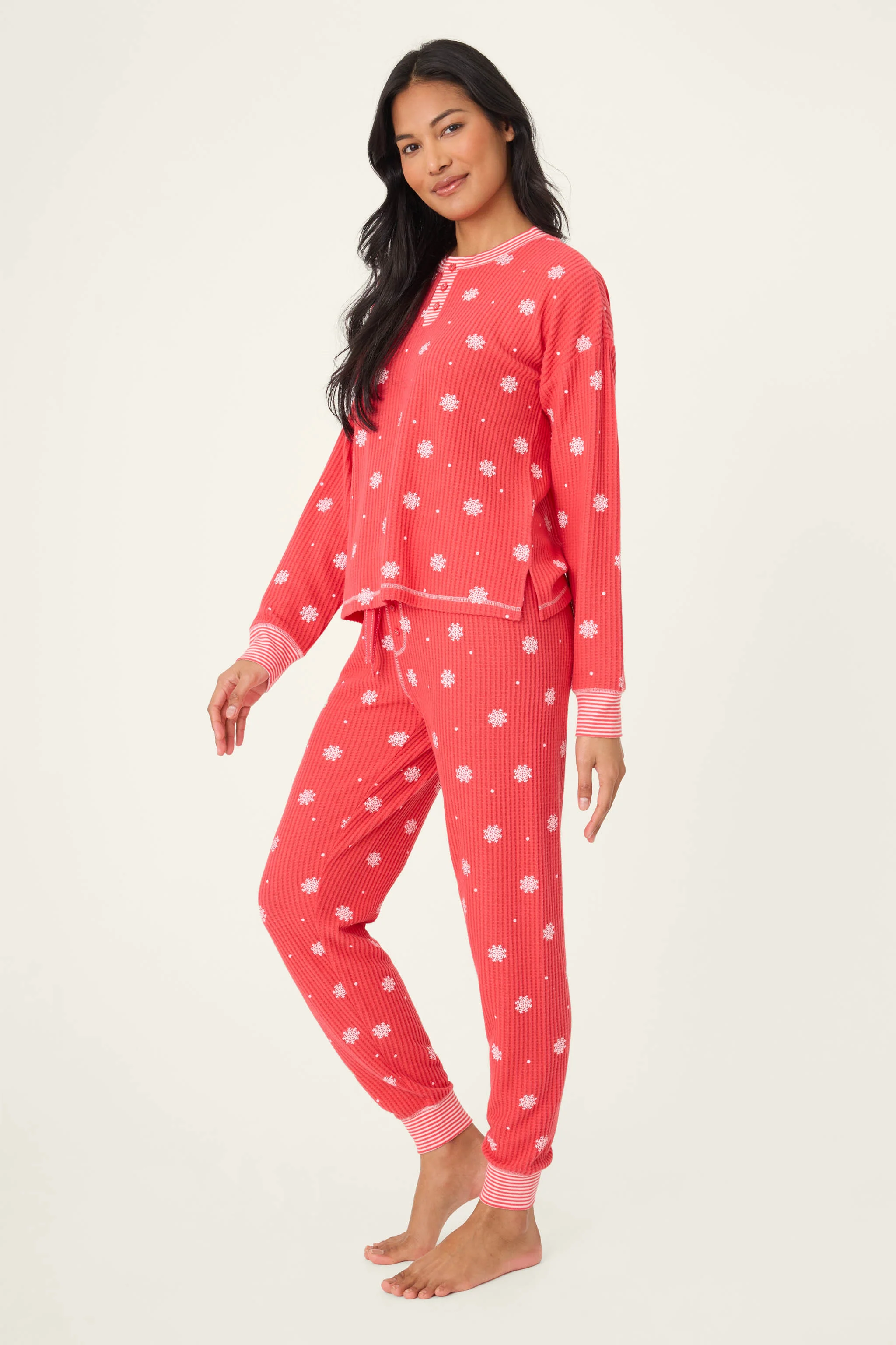 Ski Jammie Classics Snowflake Wishes PJ Set - Image 3