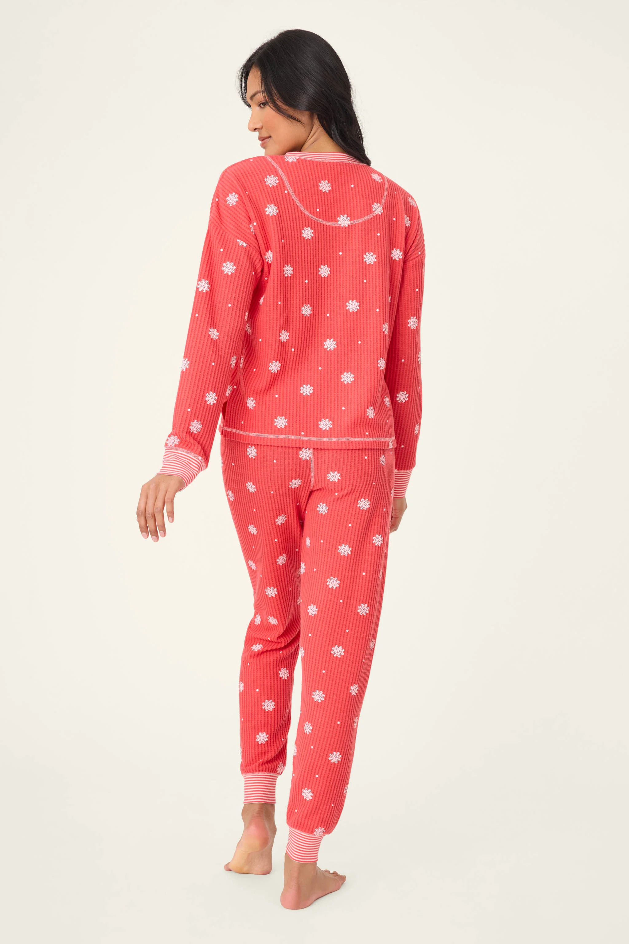 Ski Jammie Classics Snowflake Wishes PJ Set - Image 4