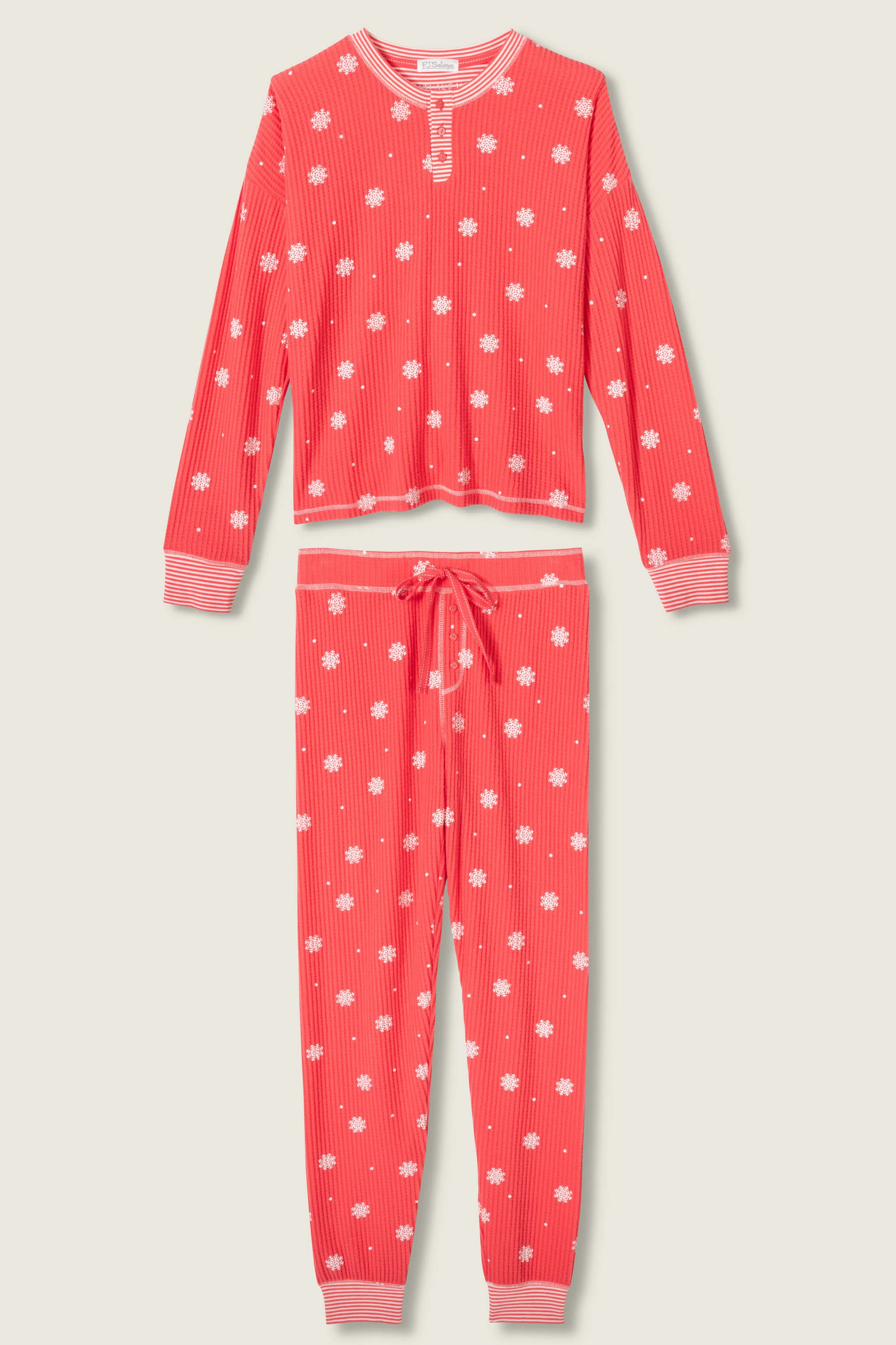Ski Jammie Classics Snowflake Wishes PJ Set - Image 6