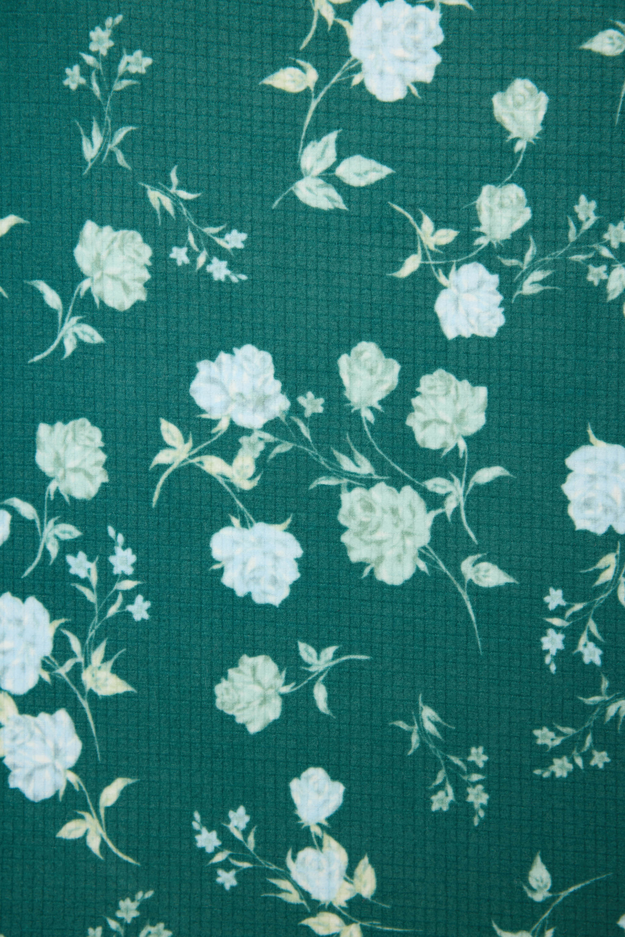 Winter Wonderland Floral Thermal Velour Tank Top - Image 2