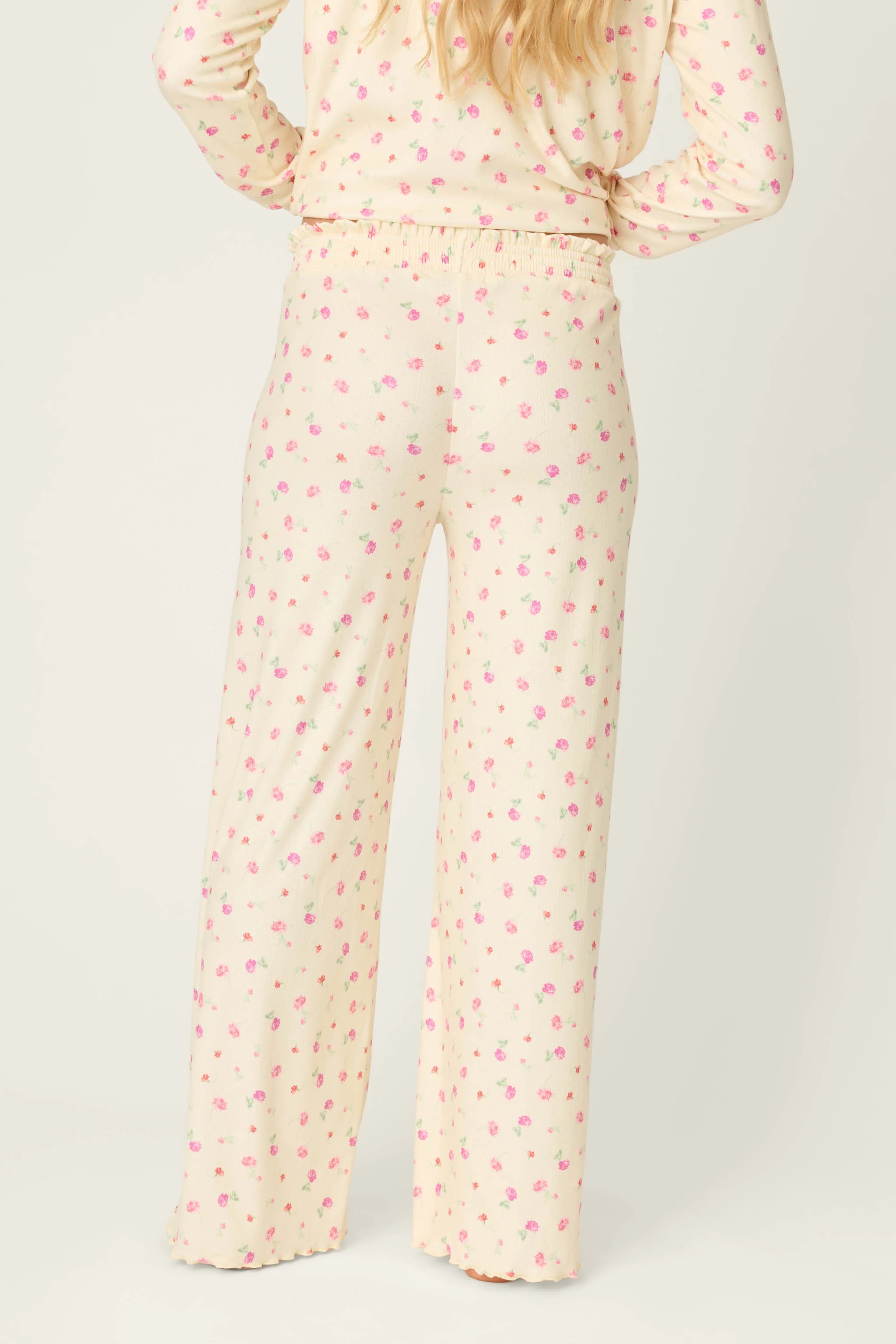 For the Mamas Butter Blooms Open Leg Pajama Pants - Image 4