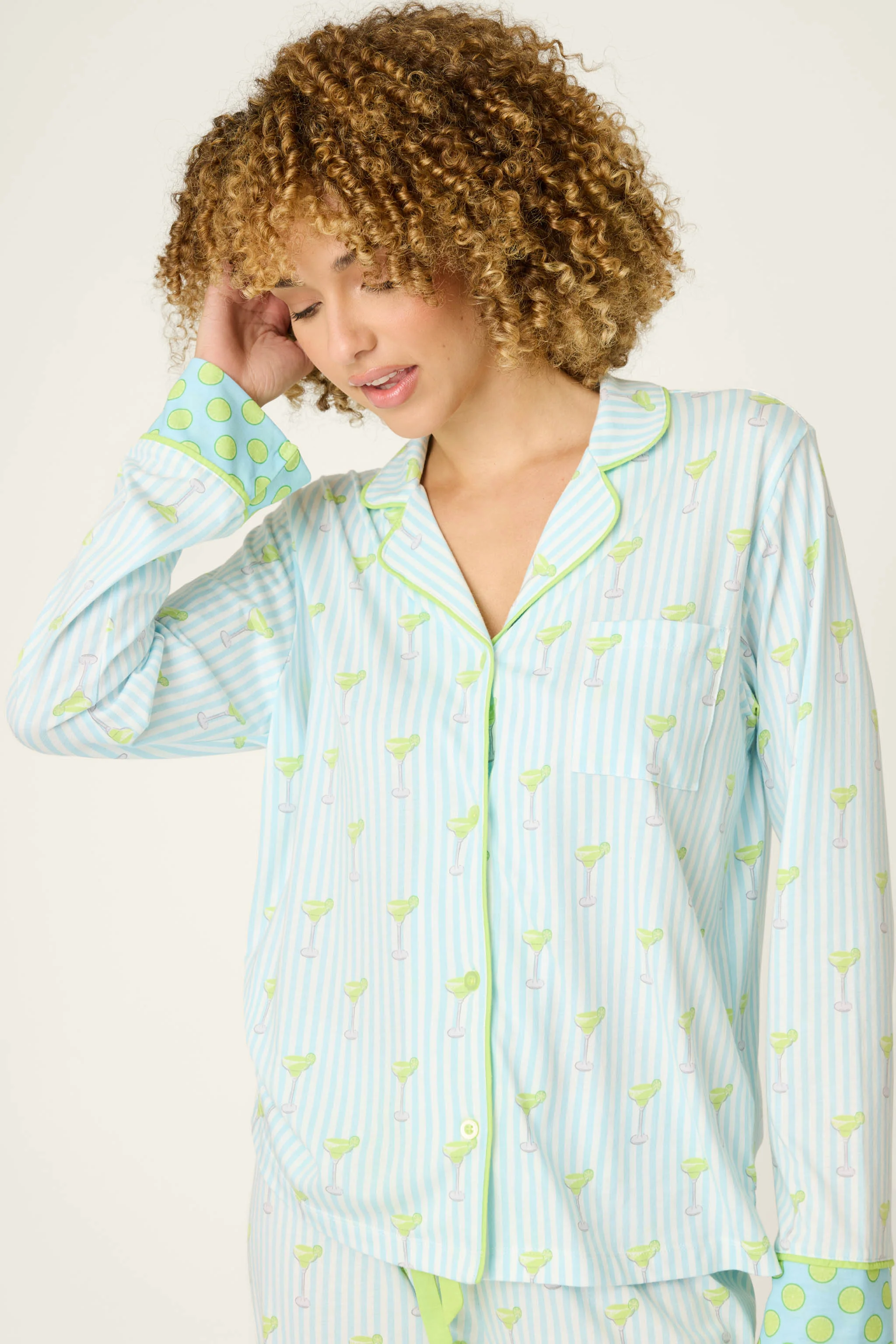 Playful Prints Salty Cadillac Long Sleeve Top - Image 5