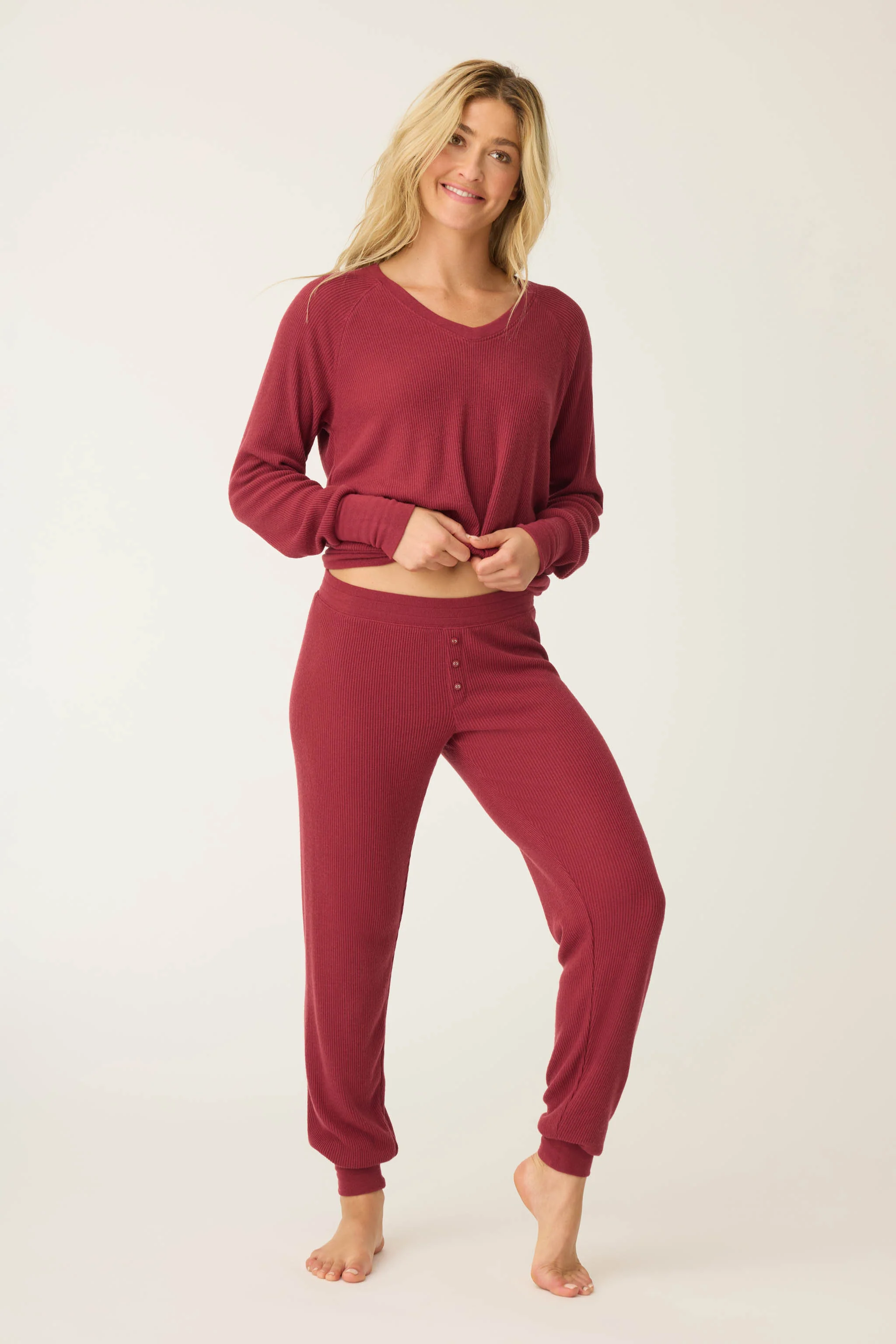 Textured Essentials Port Jammie Pants - Image 3