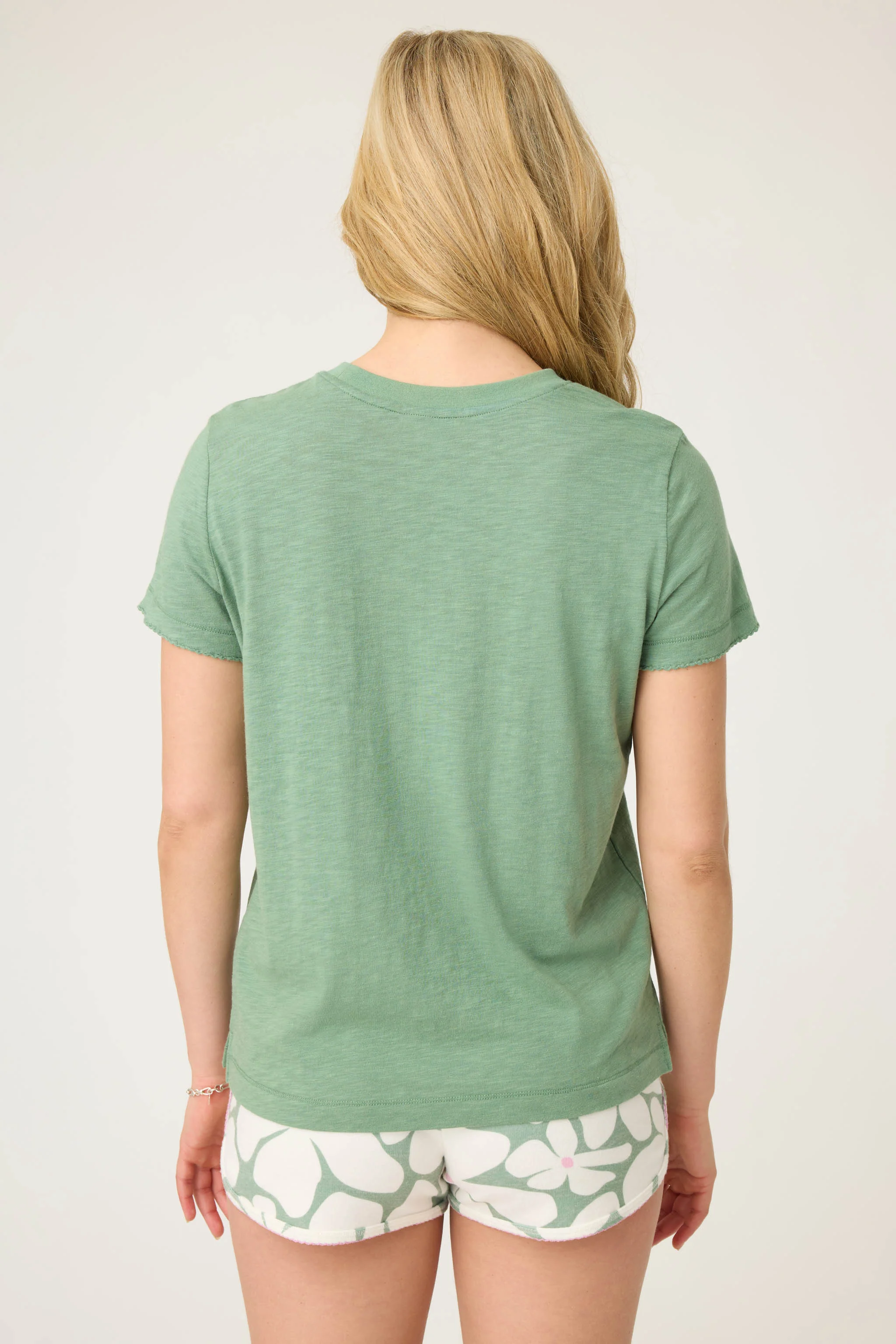 Back To Basics Short Sleeve Crew Neck Tee - Image 2