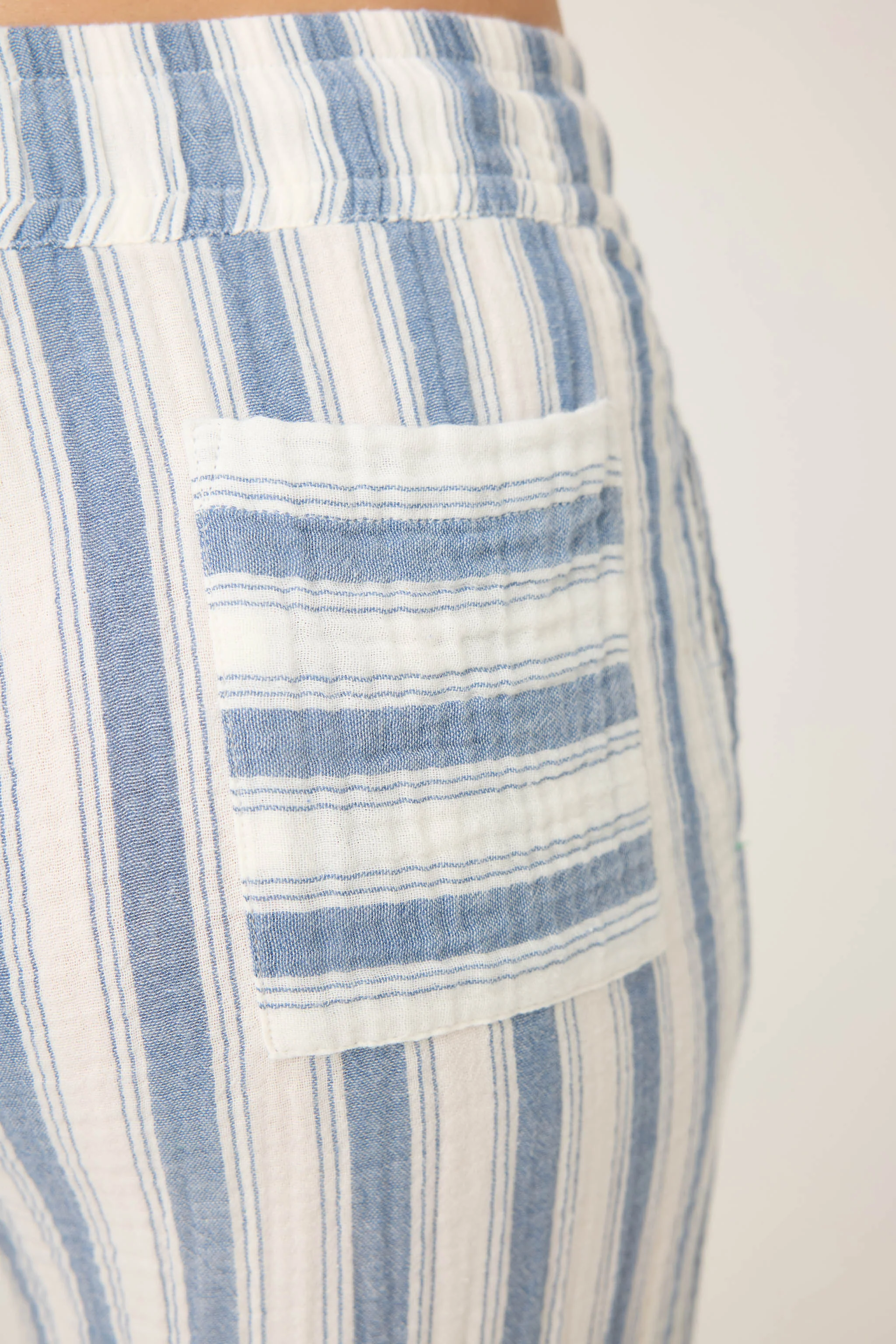 Back From The Beach Striped Gauze Pants - Image 6