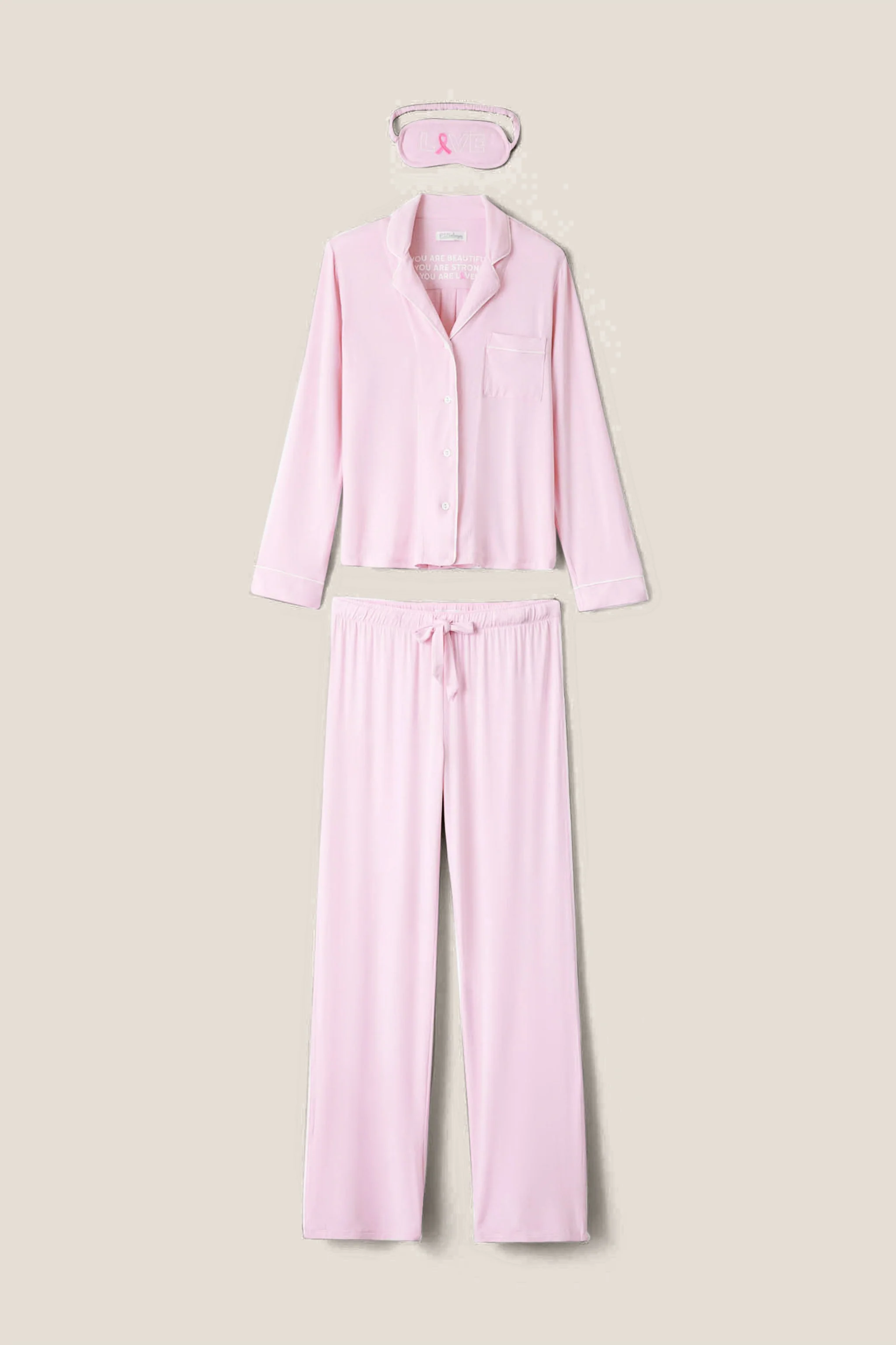 Susan G. Komen 3-Piece Modal PJ Set Plus Size - Image 8