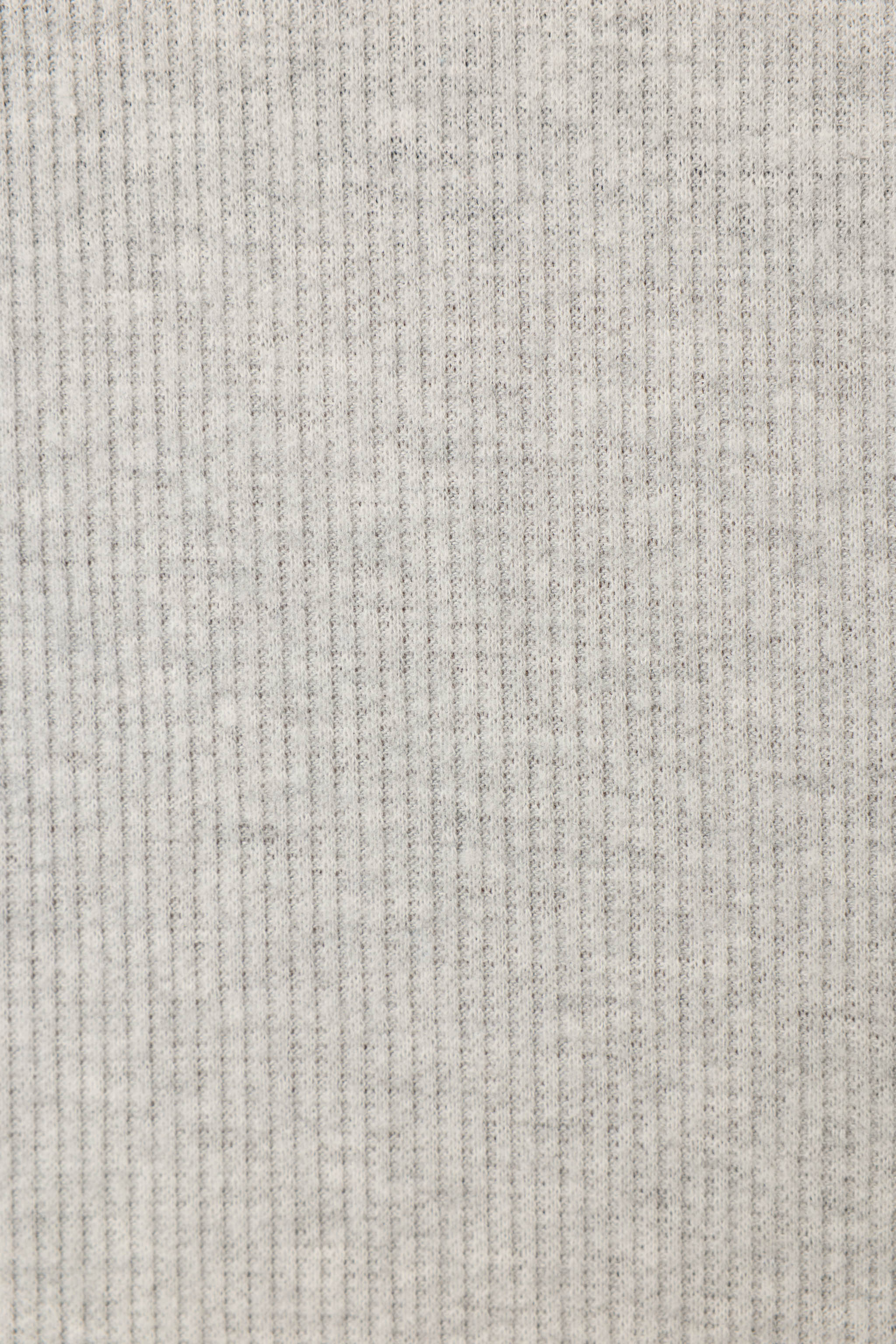 Textured Essentials Heather Grey Long PJ Set - Image 7